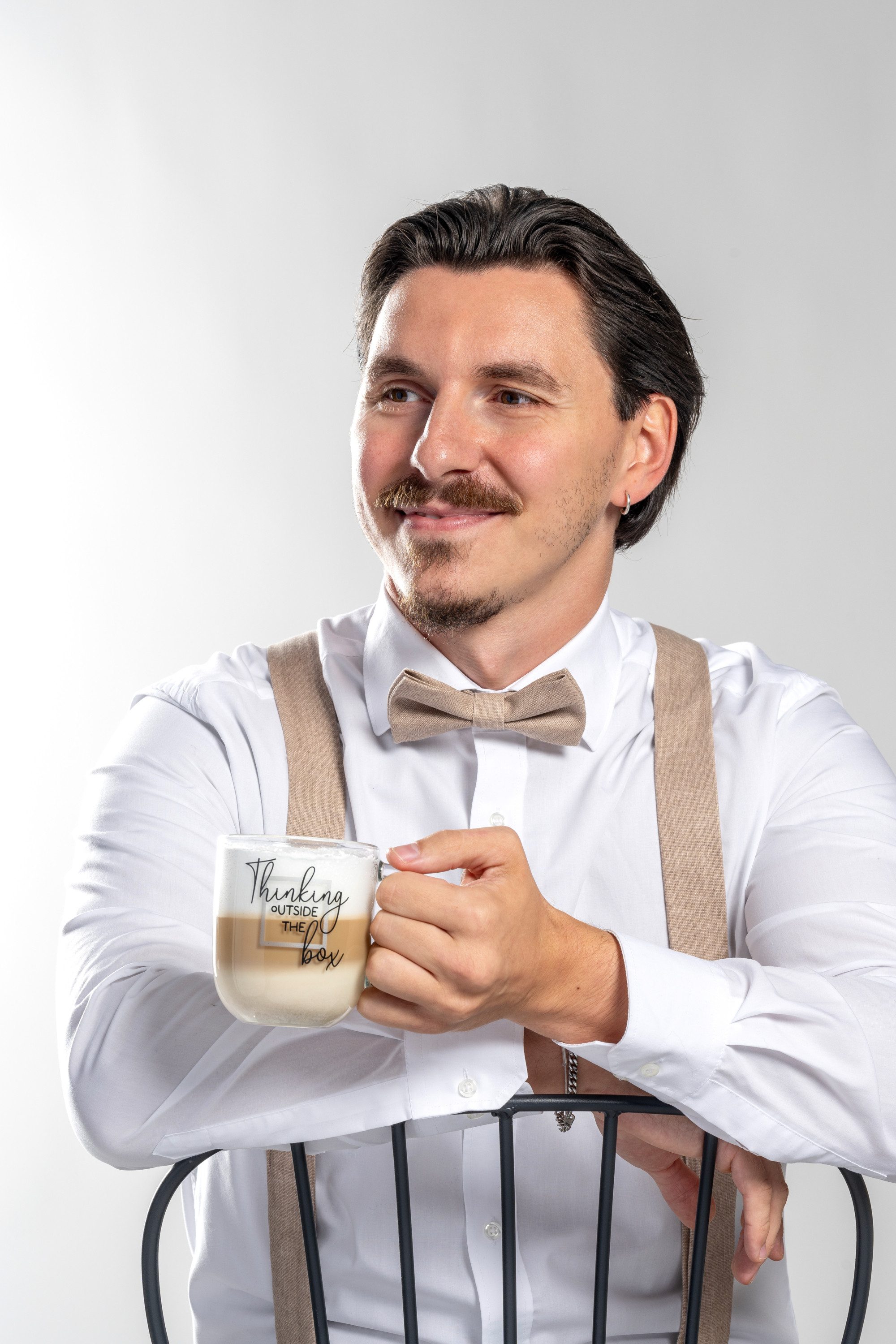 LEONARDO Kopje Beker "Thinking outside the box", 4-delig set, UFFICIO (set, 4-delig)