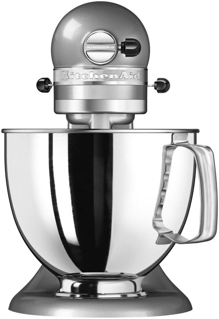 KitchenAid Keukenmachine 5KSM125ECU met gratis glazen kom + 3 pastavoorstukken