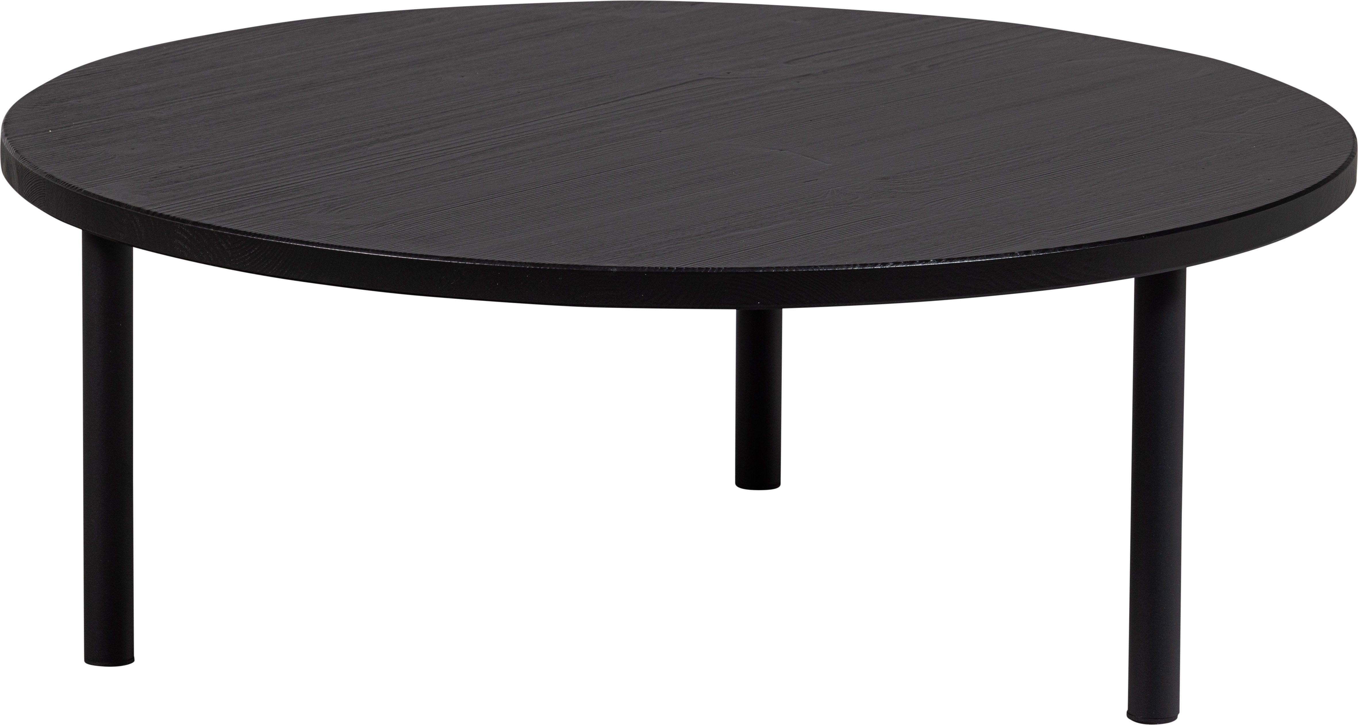 WOOOD Salontafel Laut ronde vorm, slank voetstuk, h 30 cm x ø 80 cm