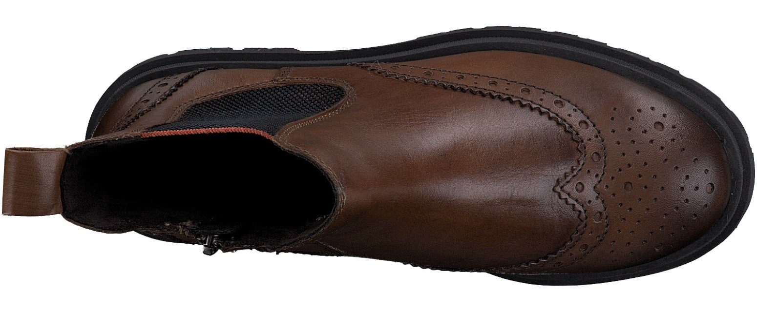 Marco Tozzi Chelsea-boots laarzen, enkellaars, chunky boots met modieuze lyra-perforatie