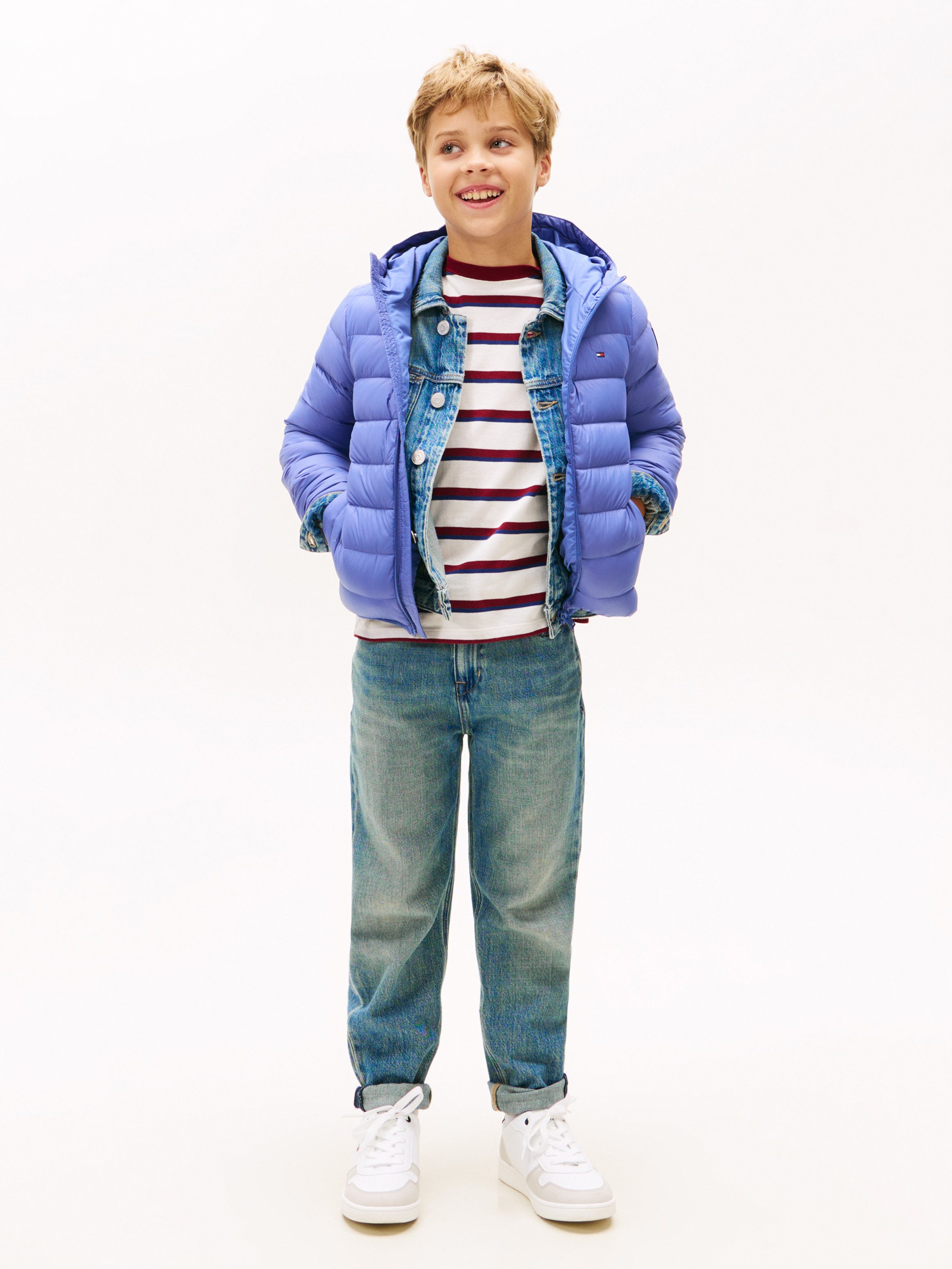 Tommy Hilfiger Gewatteerde jas U LIGHT DOWN HOODED JACKET