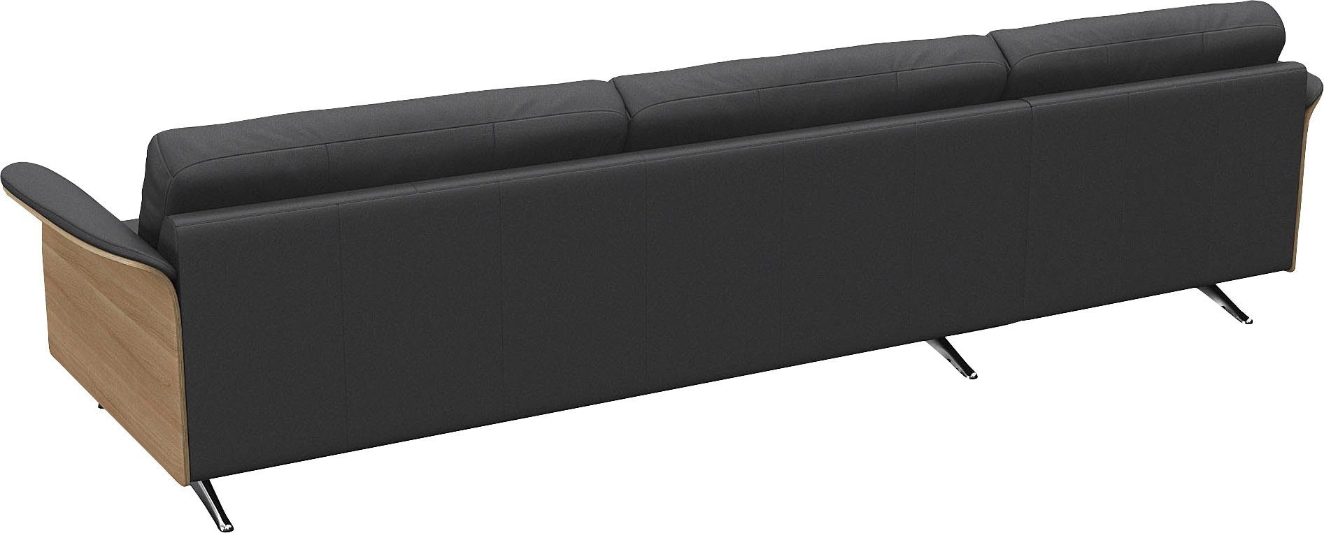FLEXLUX Hoekbank Glow, super comfortabel door hoogwaardige zitconstructie met binnenvering, L-vorm