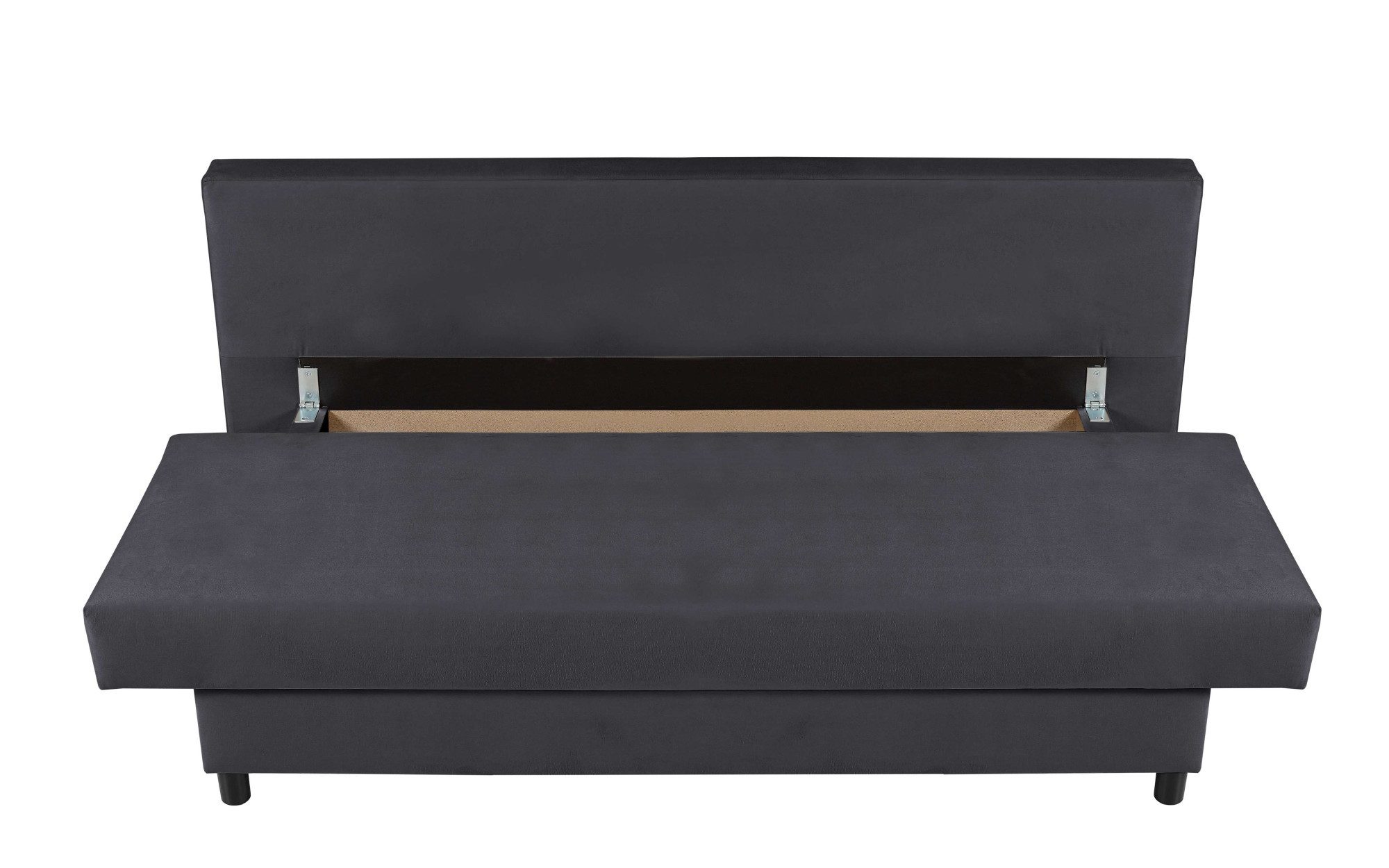INOSIGN 3-zitsbank SAWYER slaapbank met bedlade en golfvering onderhoudsvriendelijke bekleding: velvet & structuur, b/d/h 193/86/83,5 cm