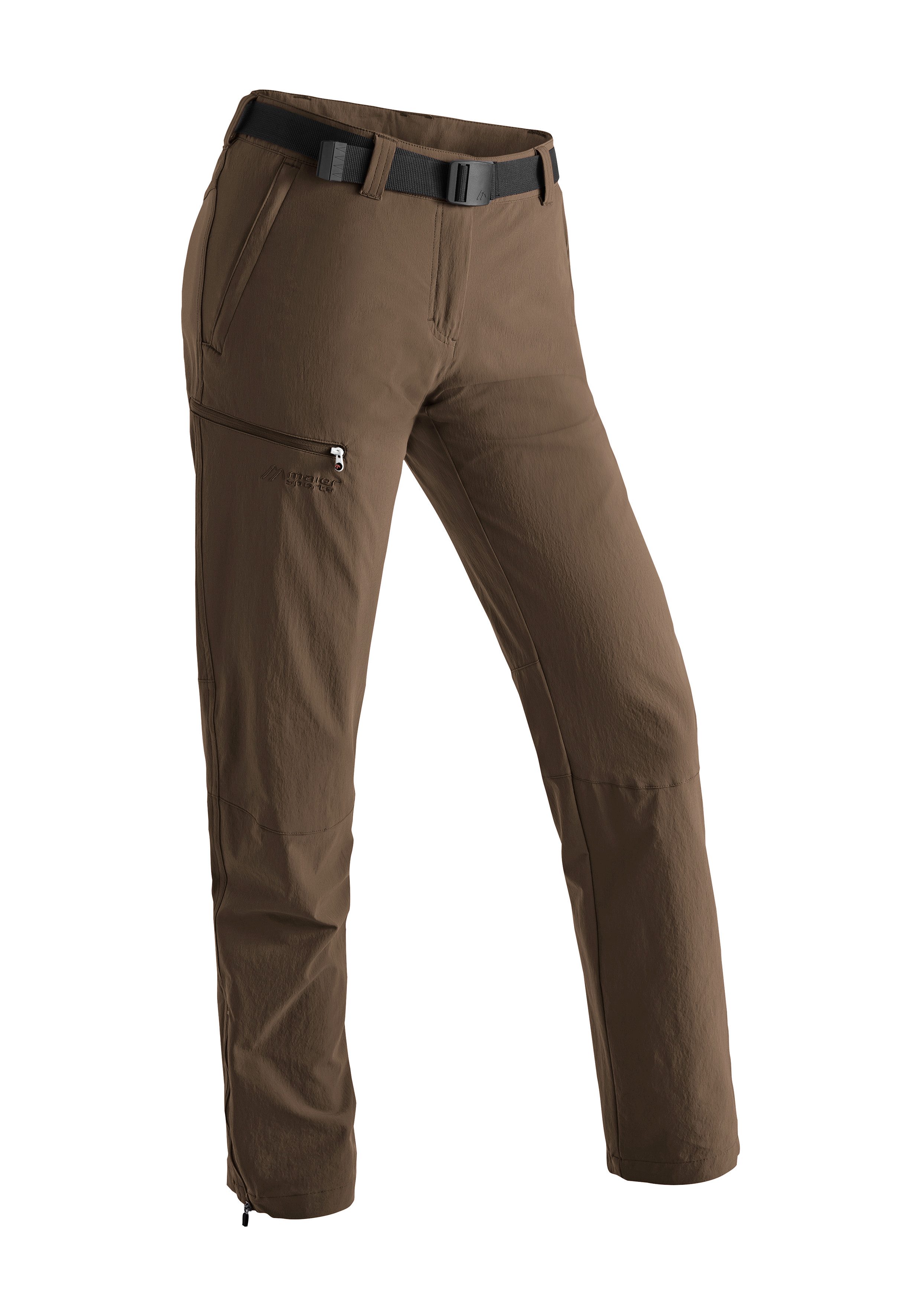 Maier Sports Functionele broek Inara slim Heren wandelbroek ademende outdoor-broek 4 zakken slim fit