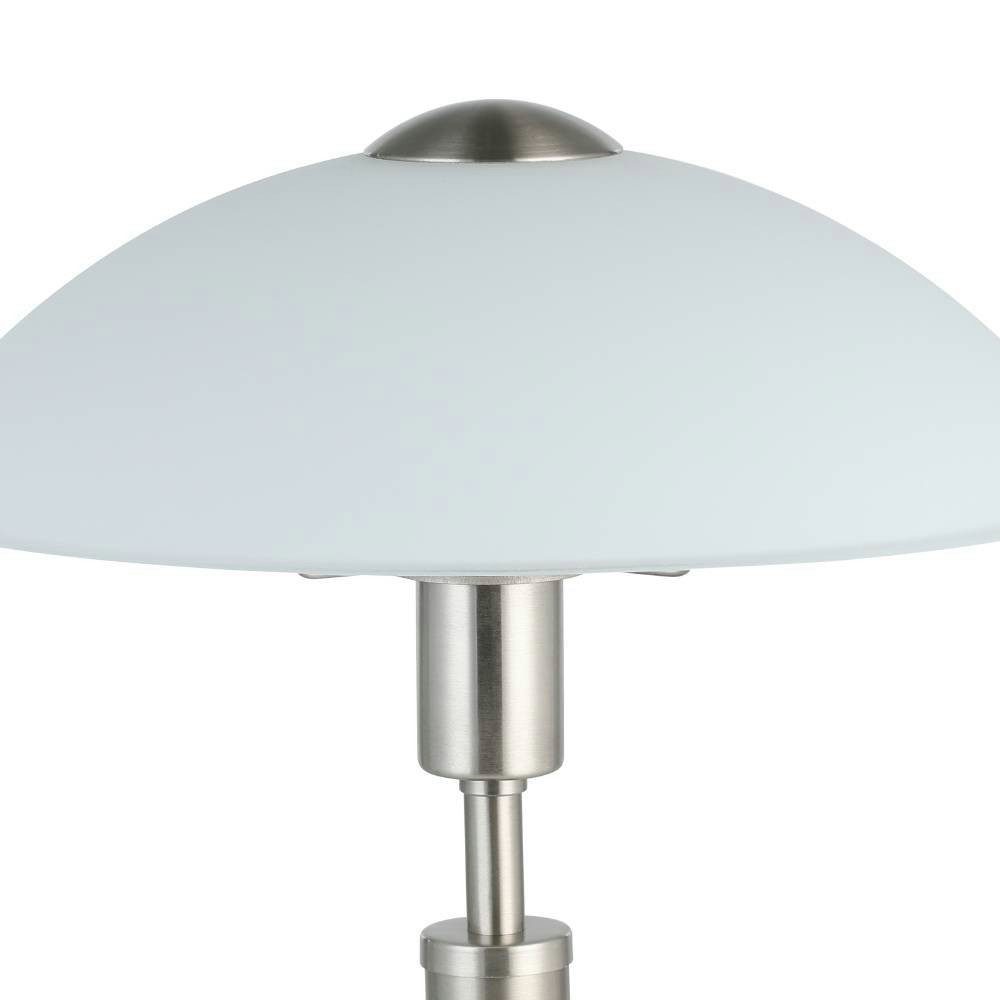 EGLO Tafellamp SOLO 1 tafellamp, nachttafellamp, woonkamerlamp, nikkel-mat, wit