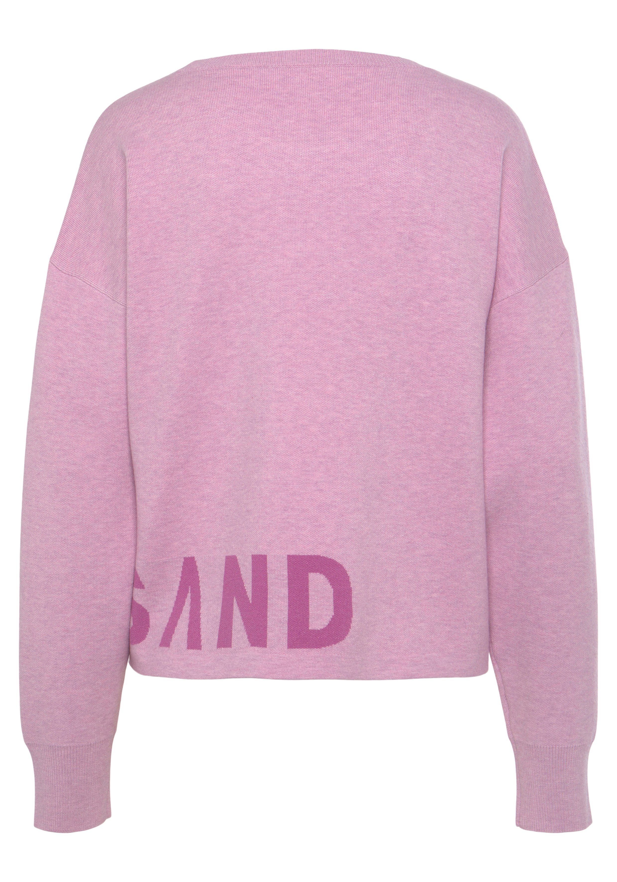 Elbsand Gebreide trui -Loungesweatshirt van hoogwaardig breiwerk met gebreid logo, loungewear
