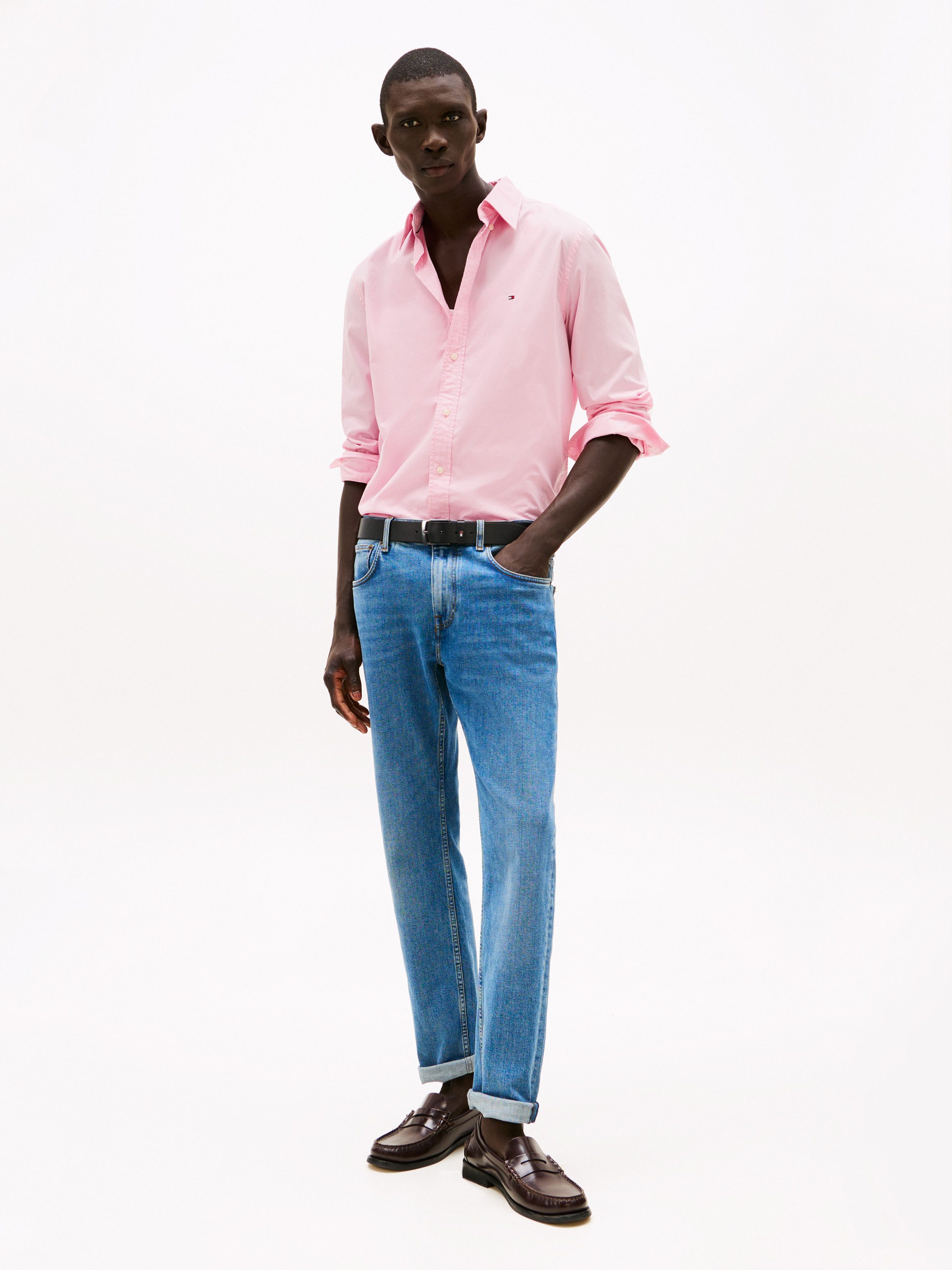 Tommy Hilfiger Businessoverhemd FLEX POPLIN SOLID RF SHIRT 1