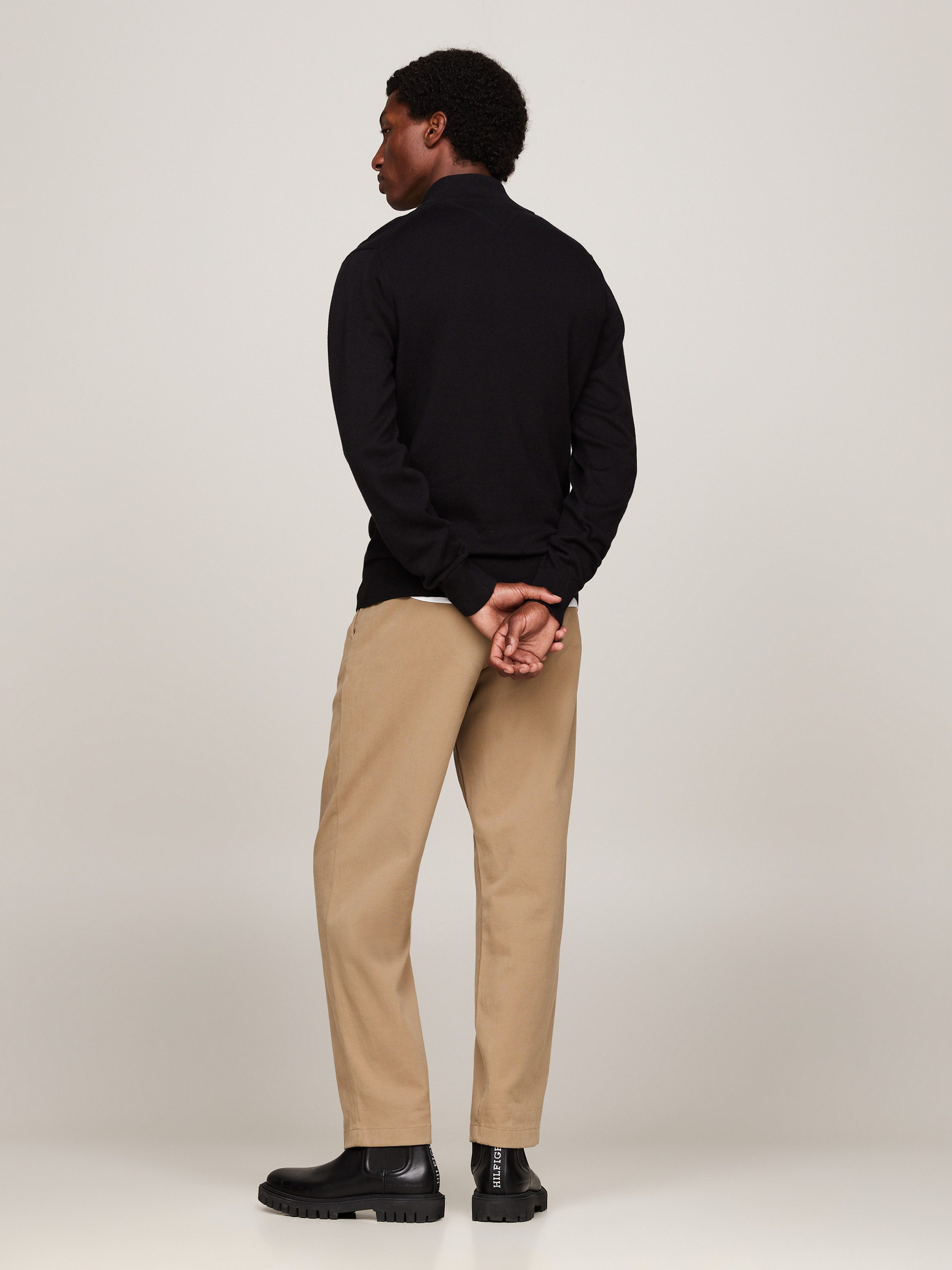 Tommy Hilfiger Cardigan PIMA ORG CTN CASHMERE ZIP THRU