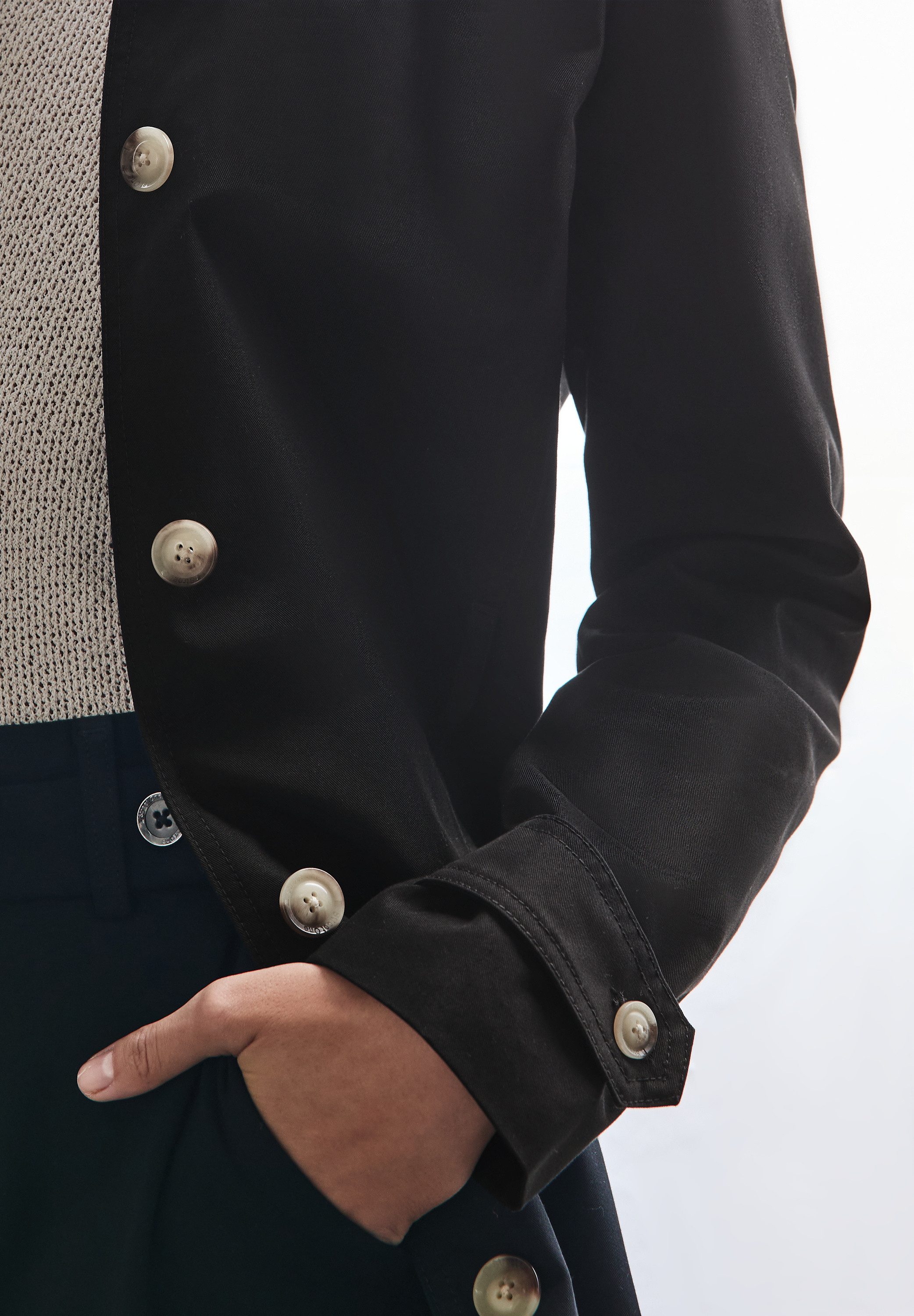 STREET ONE Trenchcoat met riem om te tailleren