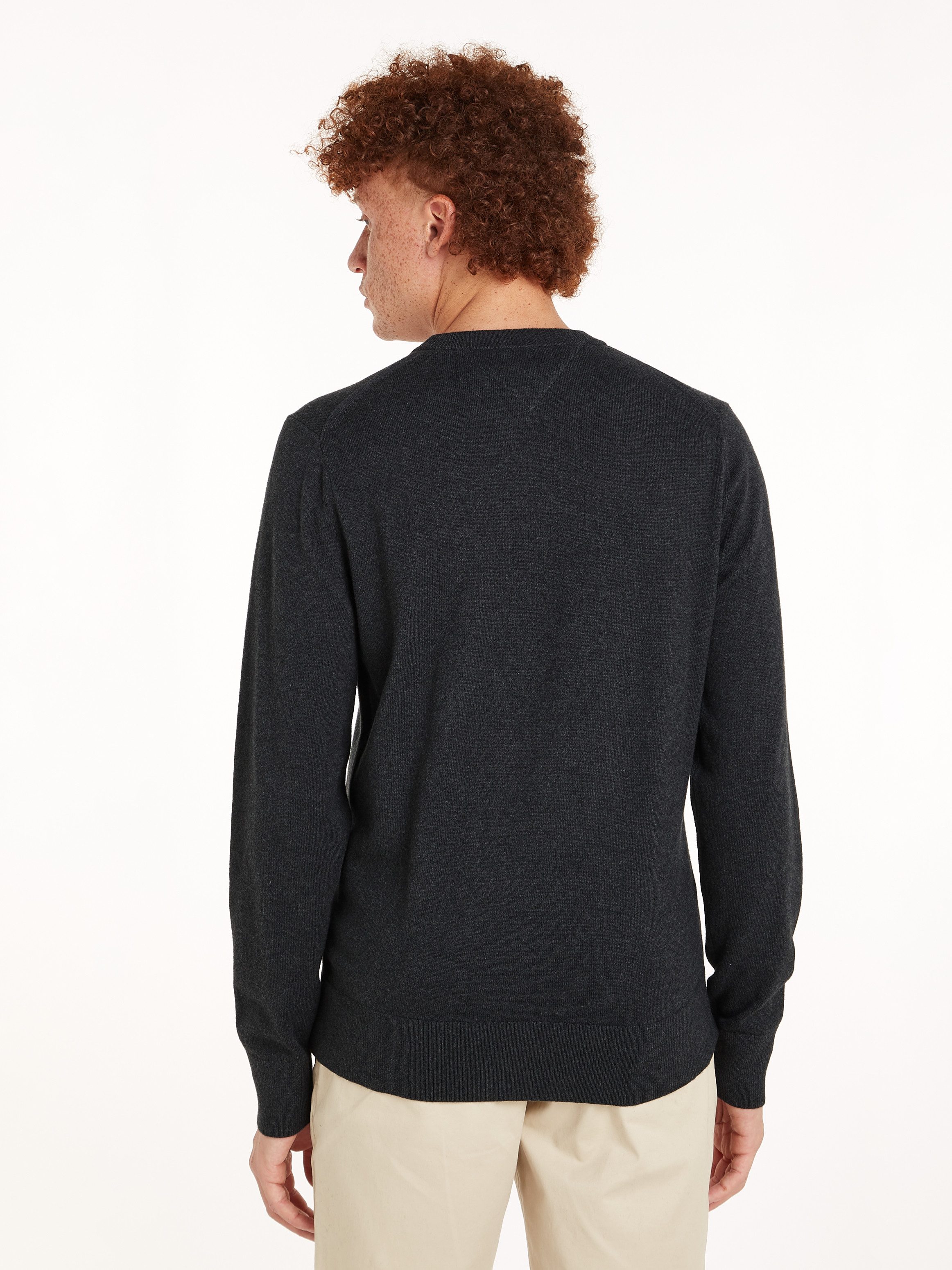 Tommy Hilfiger Trui met ronde hals PIMA ORG CTN CASHMERE CREW NECK