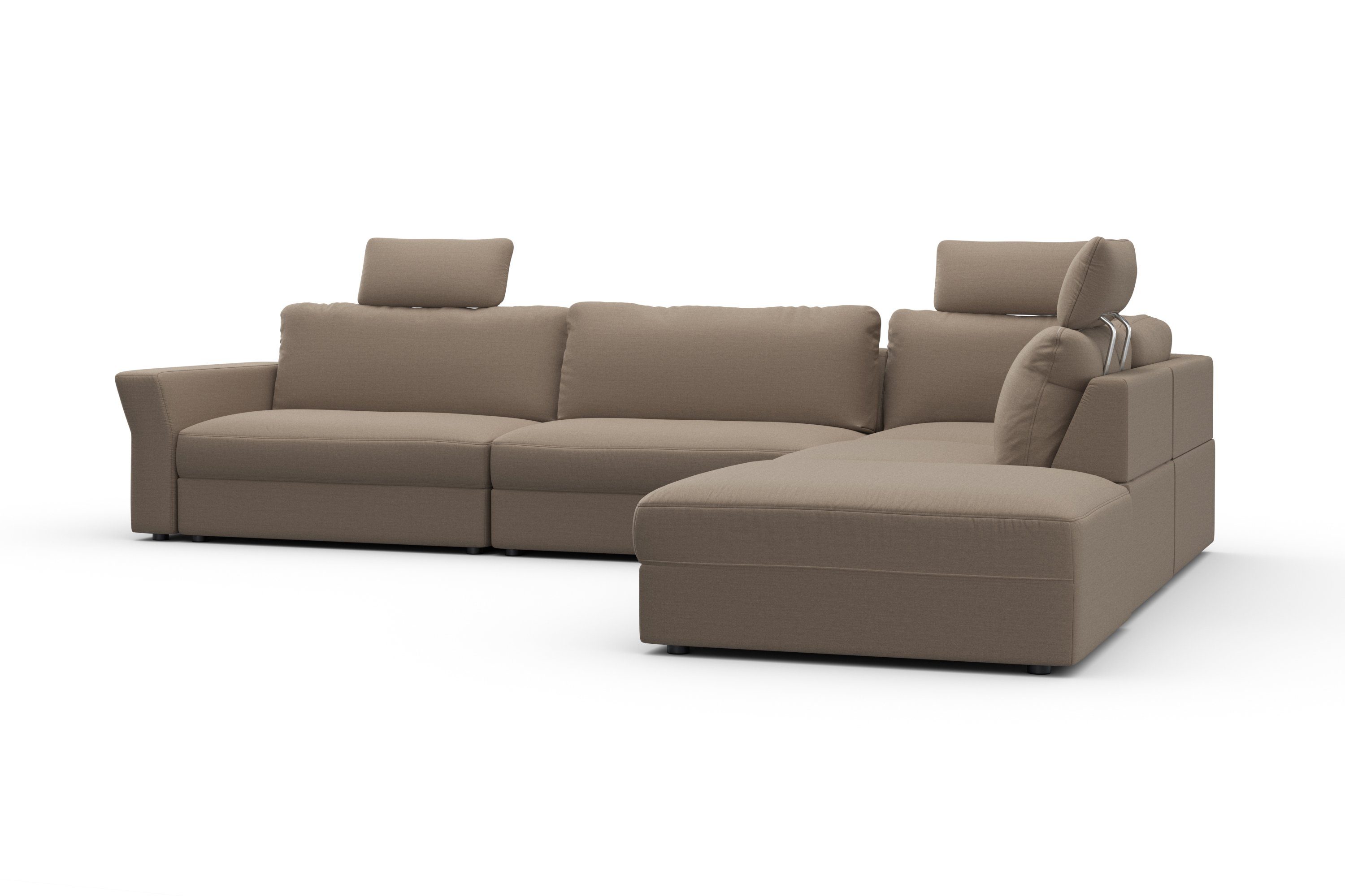sit&more Hoekbank Cadabra L-vorm Breedte 356 cm, met zitdiepteverstelling