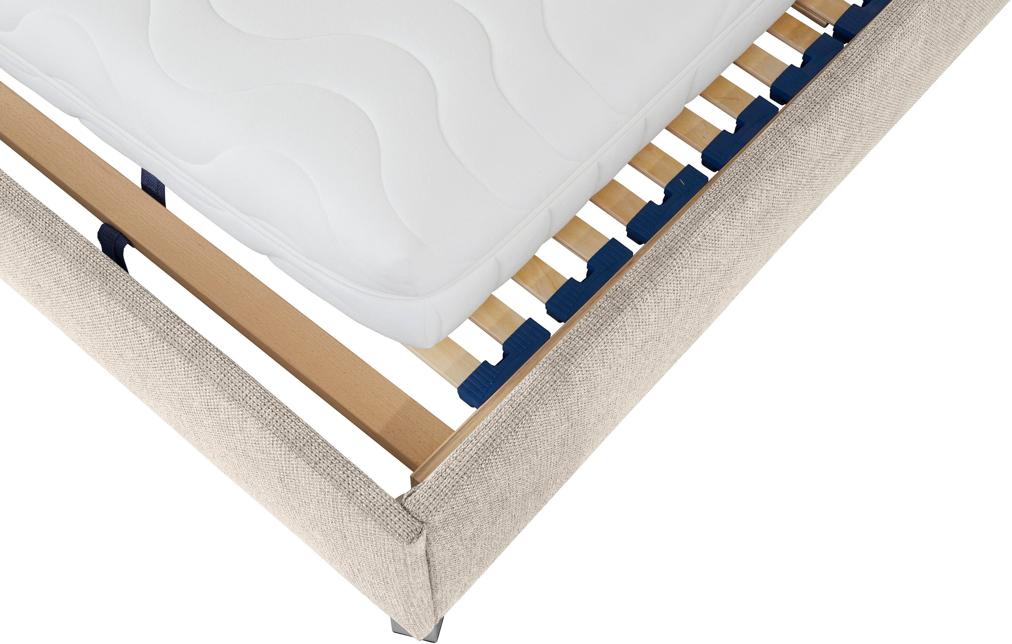 Westfalia Polsterbetten Gestoffeerd bed Padua met ruitvormig quiltwerk, keuze uit 3 verschillende typen matrassen