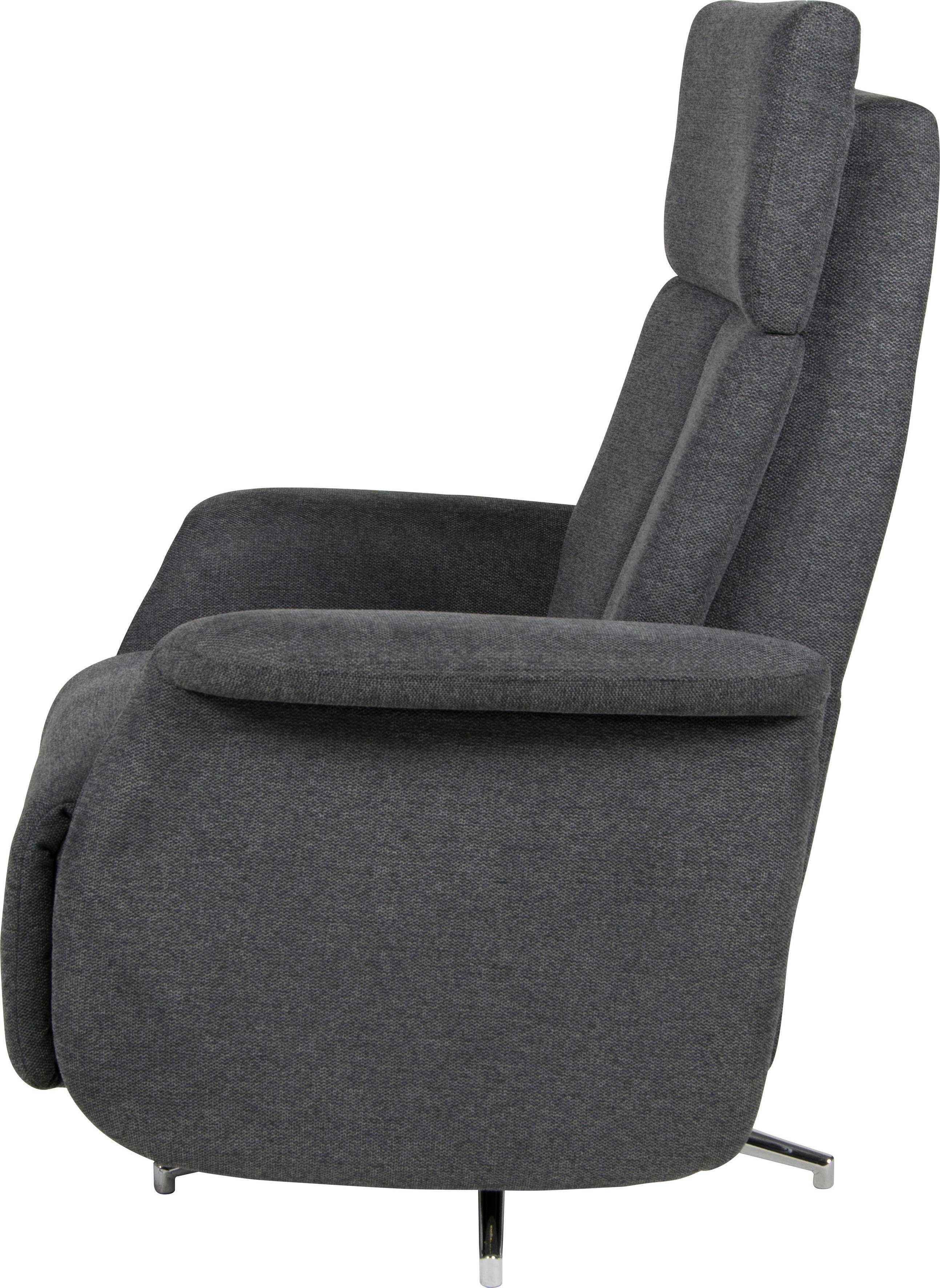 Duo Collection Relaxfauteuil Thompson met traploze verstelling van de rugleuning, relaxfunctie