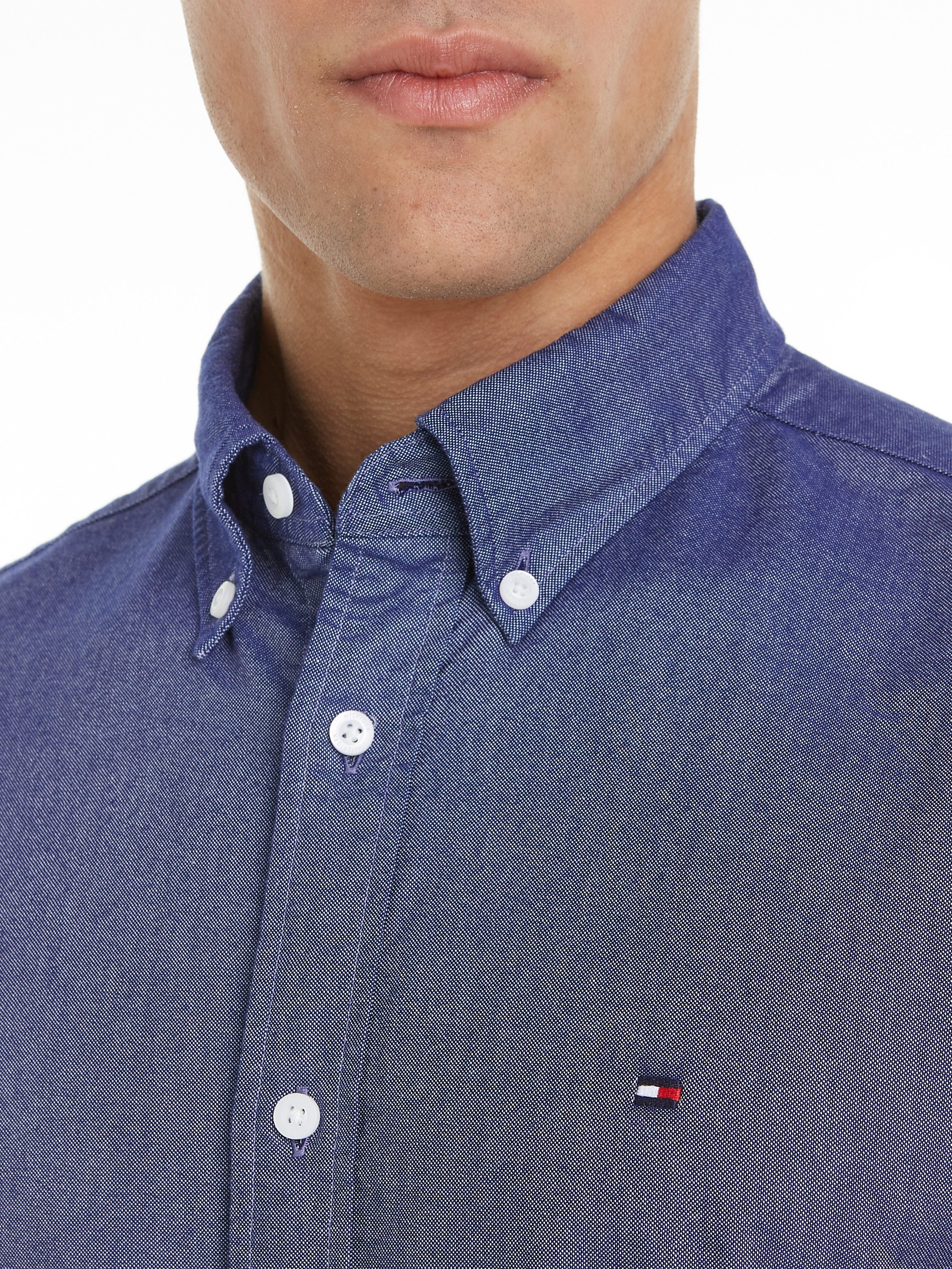 Tommy Hilfiger Overhemd met lange mouwen SOLID HERITAGE OXFORD RF SHIRT