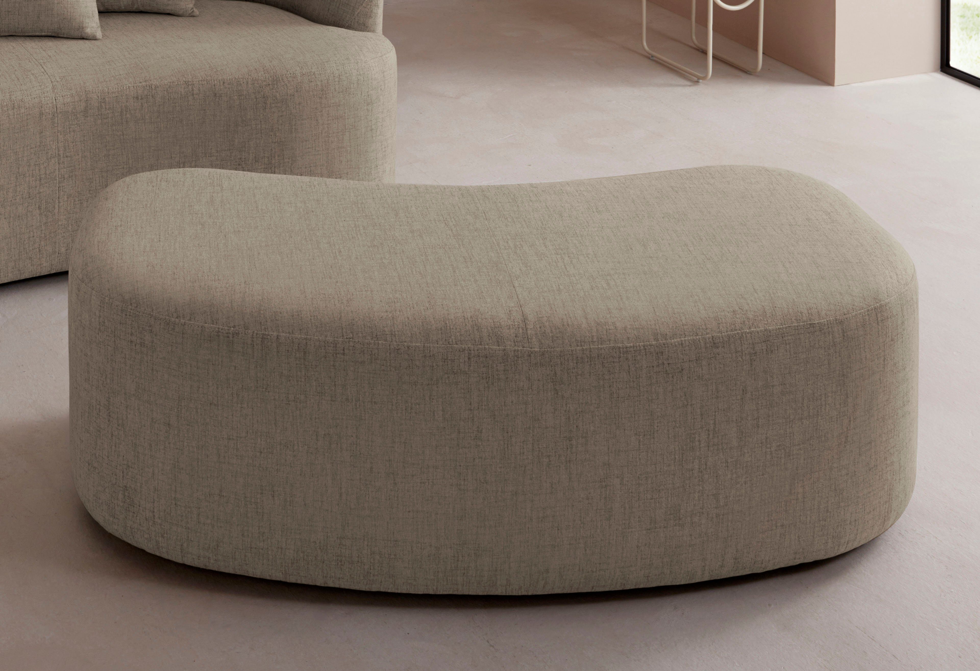 LeGer Home by Lena Gercke Hocker Dilara bij de serie 'dilara', afgeronde look, ook in overtrekstof bouclé
