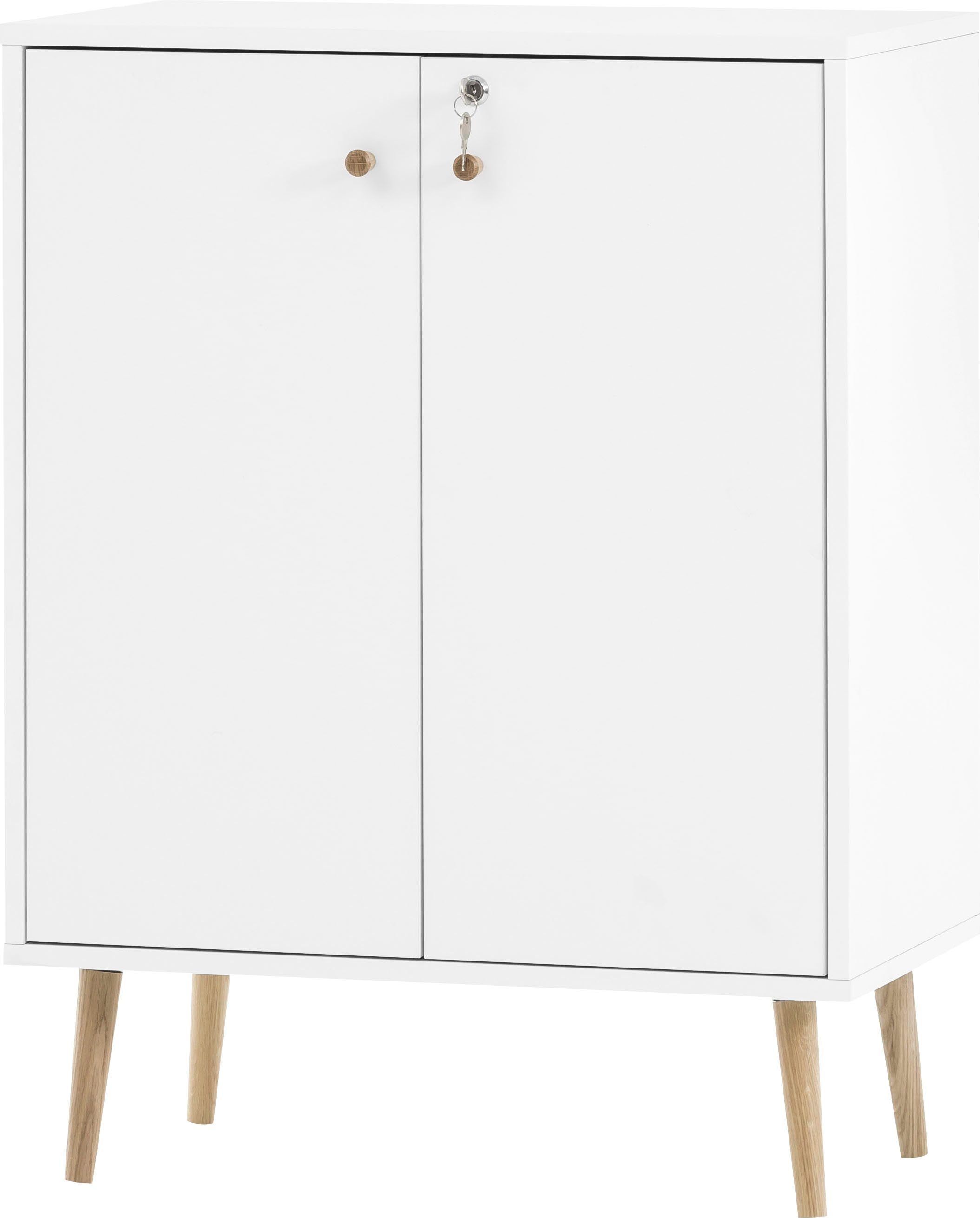Schildmeyer Archiefkast Jonte Breedte 65,2 cm bijzetkastjes wit