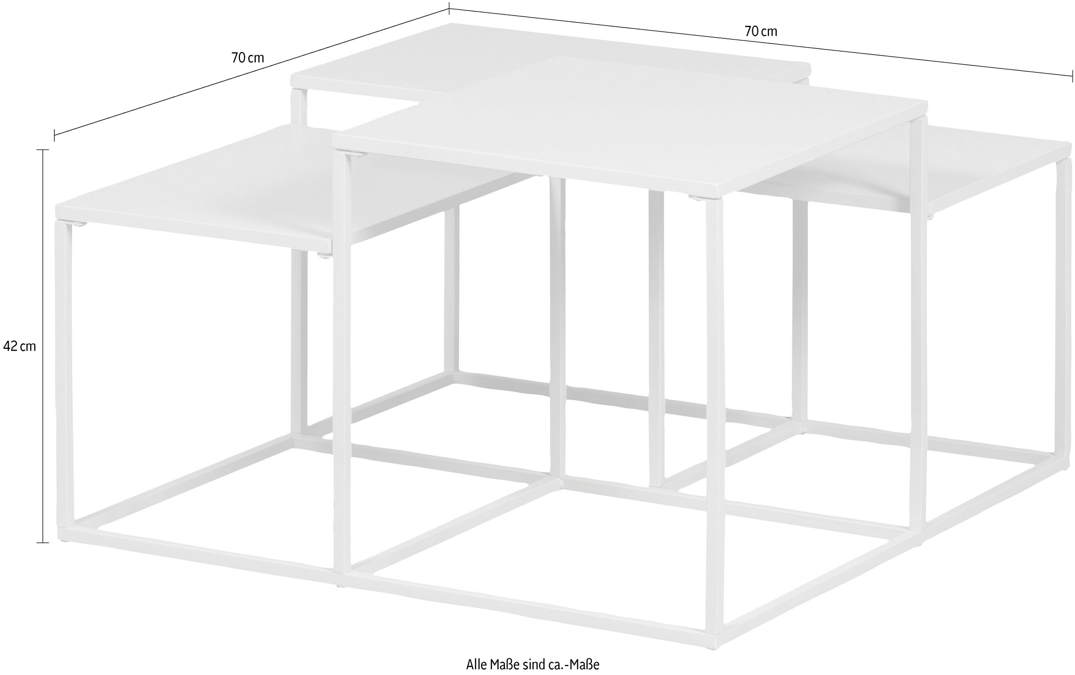 WOOOD Salontafel MIDA met speelse hoogtevariaties