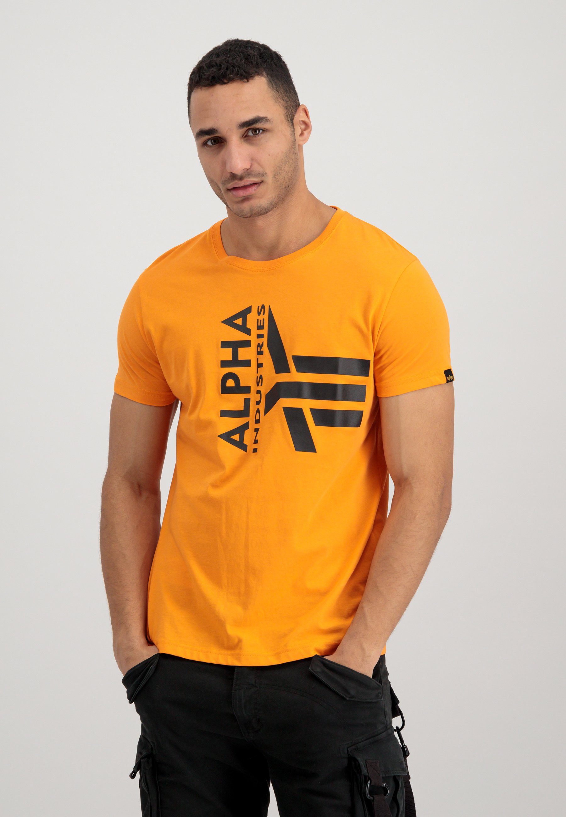 Half Alpha Men online OTTO Industries T-Shirts - T-shirt winkel Logo Industries Foam Alpha in T de |