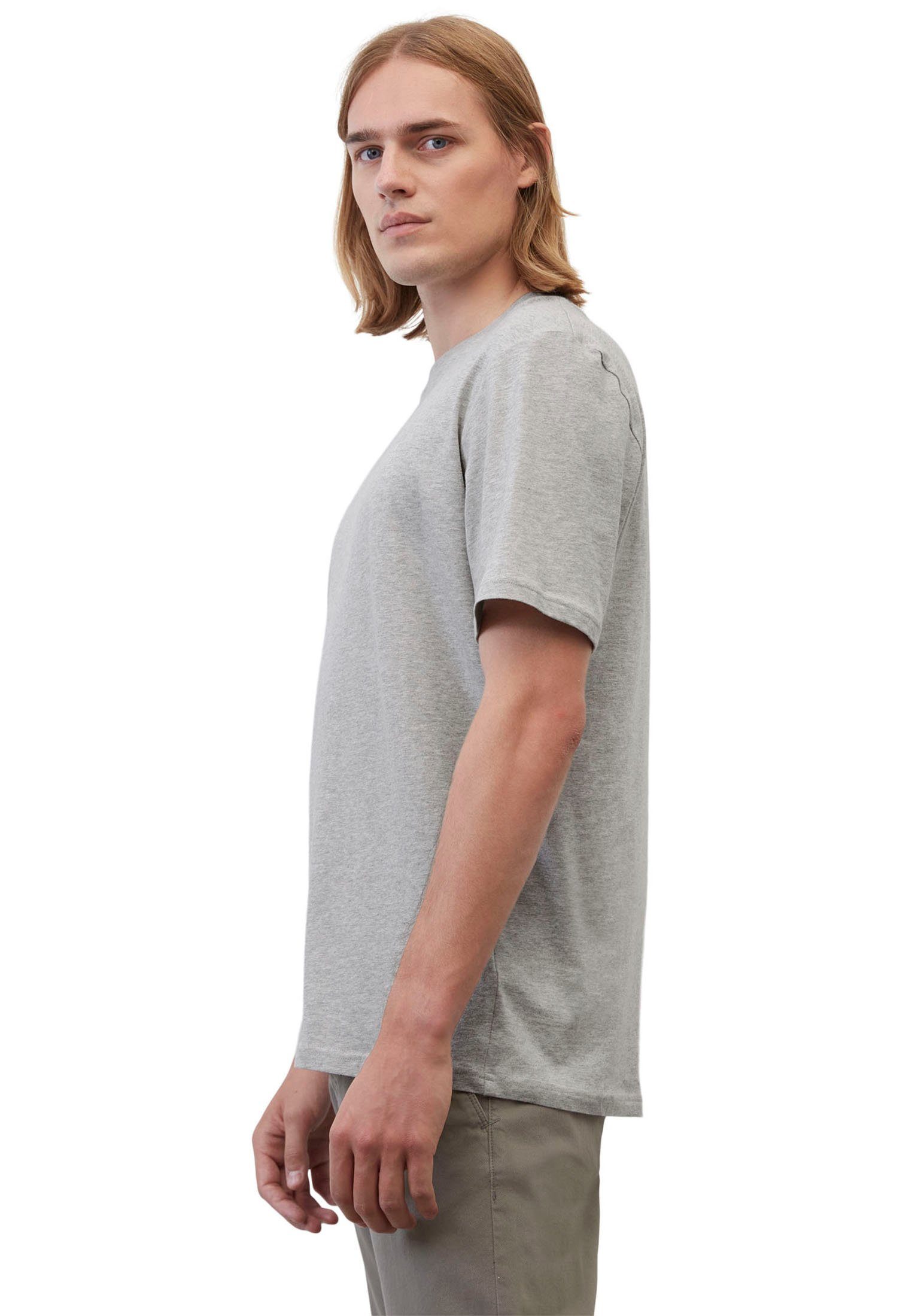 Marc O'Polo T-shirt Logo-T-shirt van bio-katoen