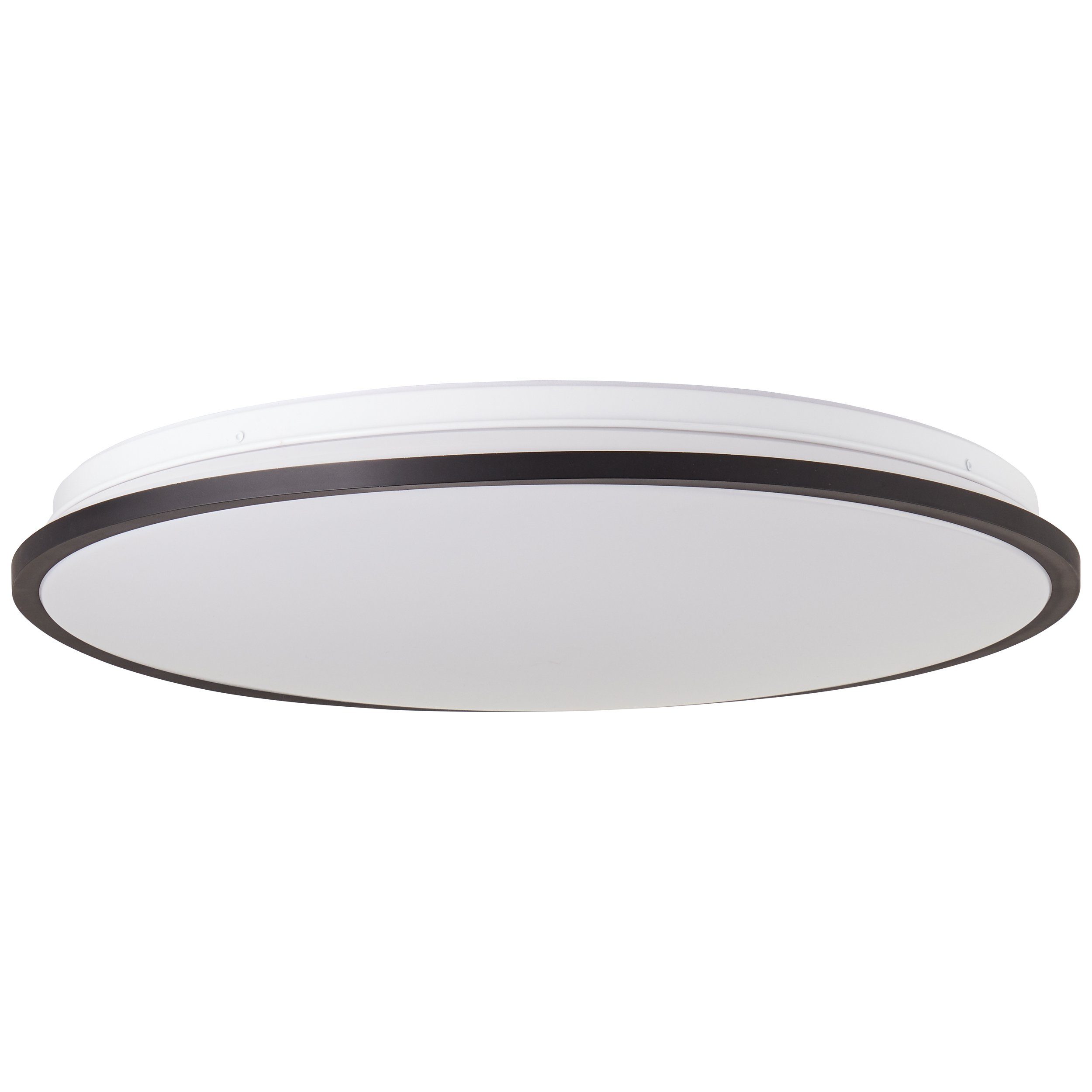 Brilliant Leuchten Led-plafondlamp Heida 3000 lm, ø 49 cm, metaal/kunststof, zwart