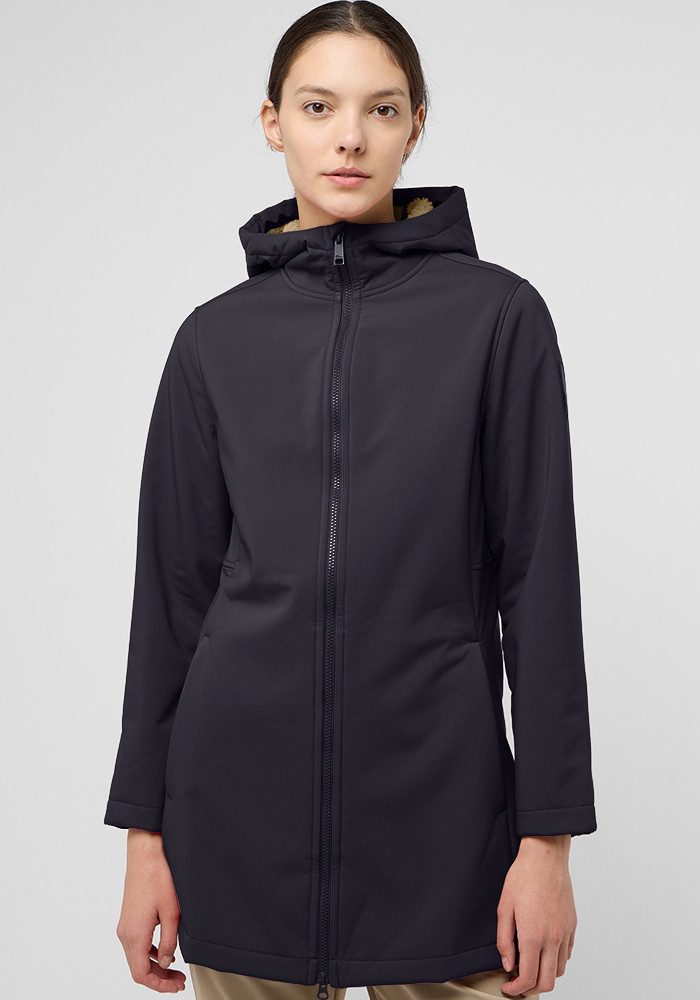Jack Wolfskin Windland Coat Women Softshelljas Dames XS dark navy dark navy