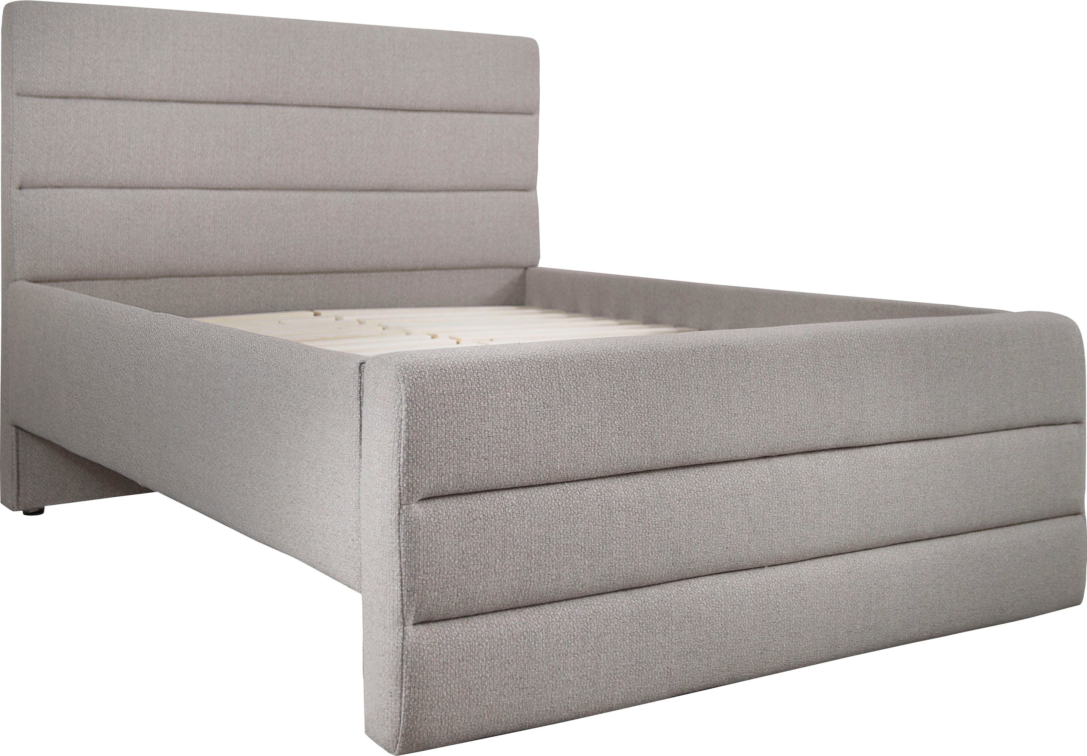OTTO products Gestoffeerd bed Merrit Dwarsnaad in het hoofd- en voetbord, in 5 breedten, ook in 220 cm lang