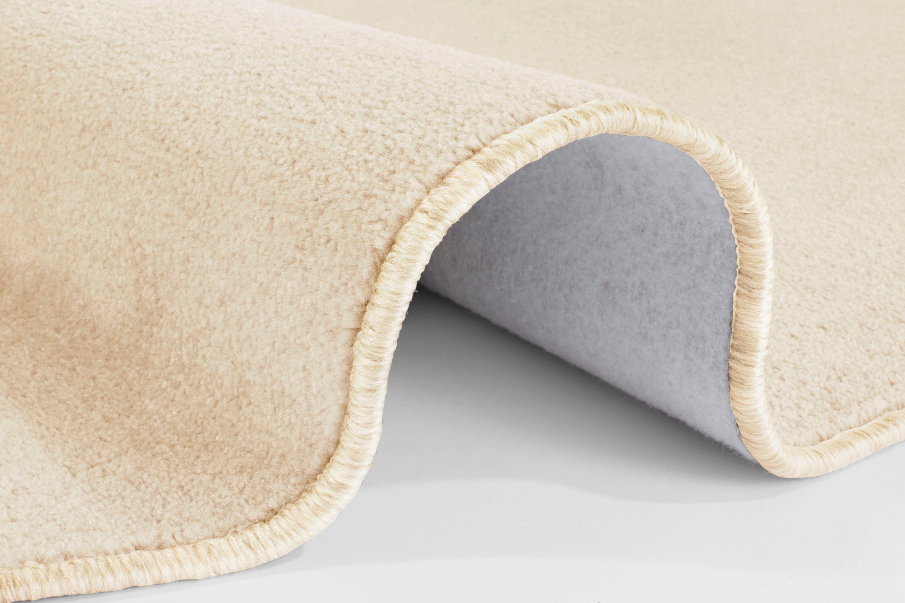 HANSE Home Vloerkleed Shashi Korte pool, unikleur, vloerkleed, zacht, eetkamer, kinderkamer, hal