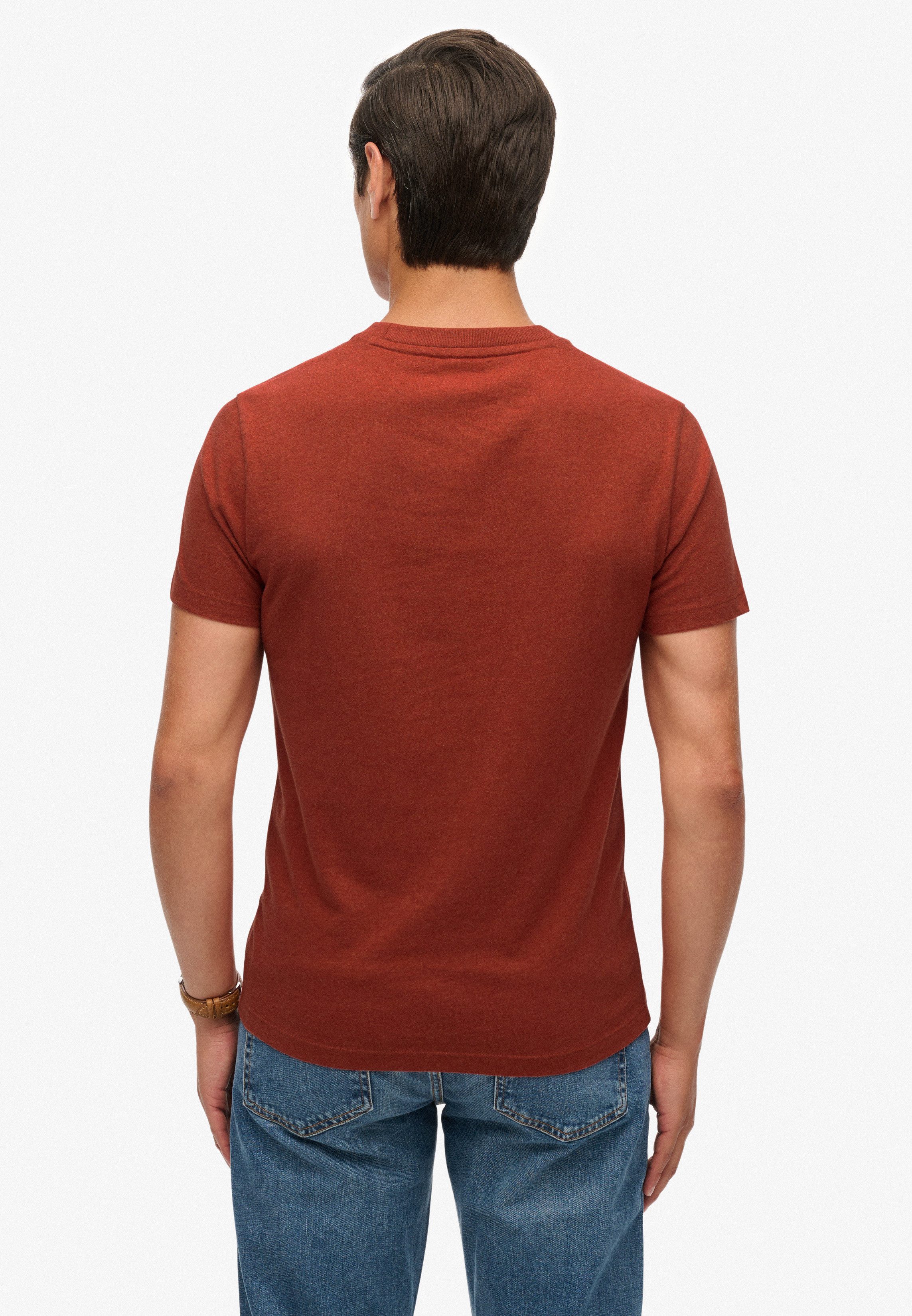 Superdry Shirt met ronde hals ESSENTIAL LOGO EMB TEE