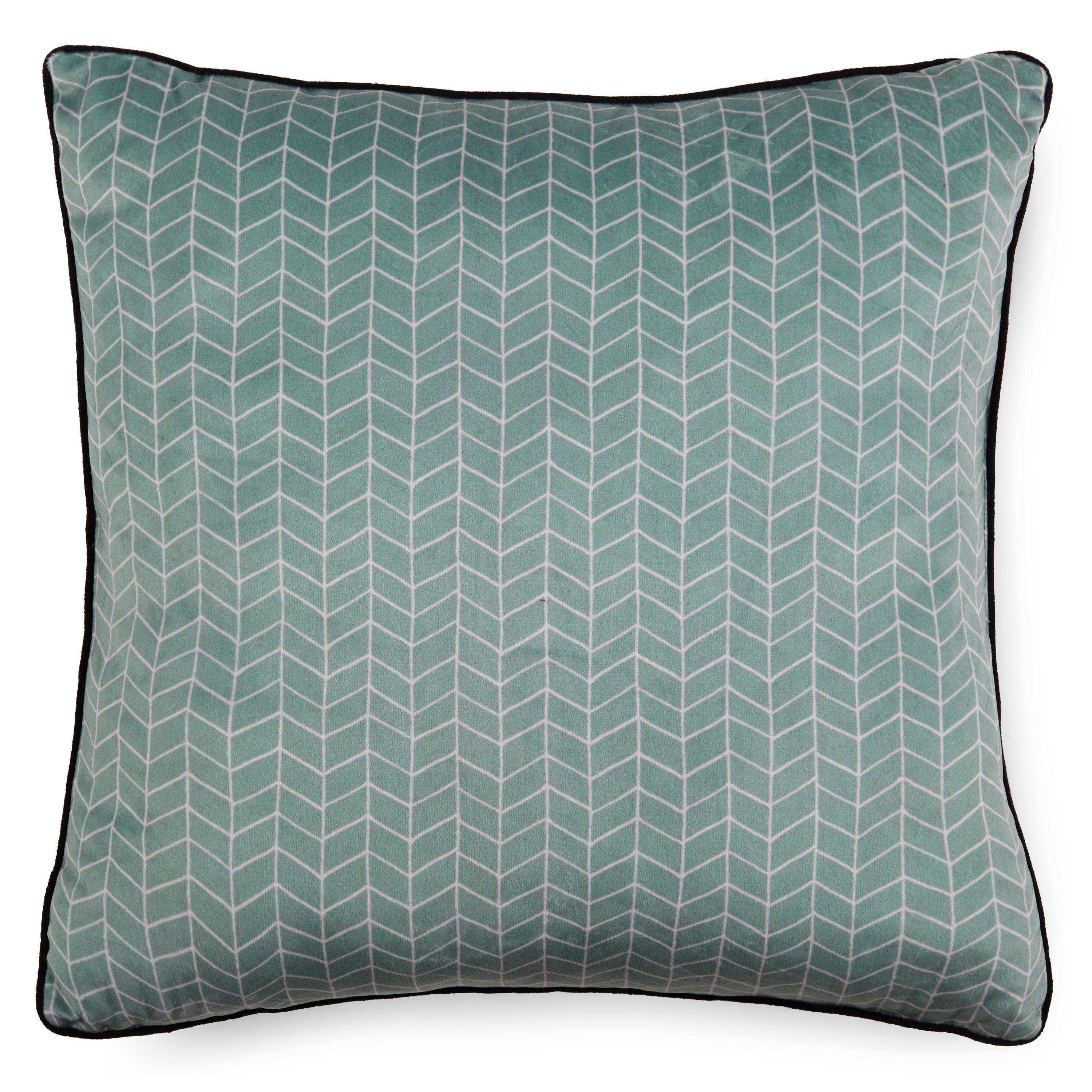 hip Sierkussen Skylar Met vulling, 1 stuk, Bies, 30x60, Omkeerbaar, Zacht, Mandala, Groen (1 stuk)