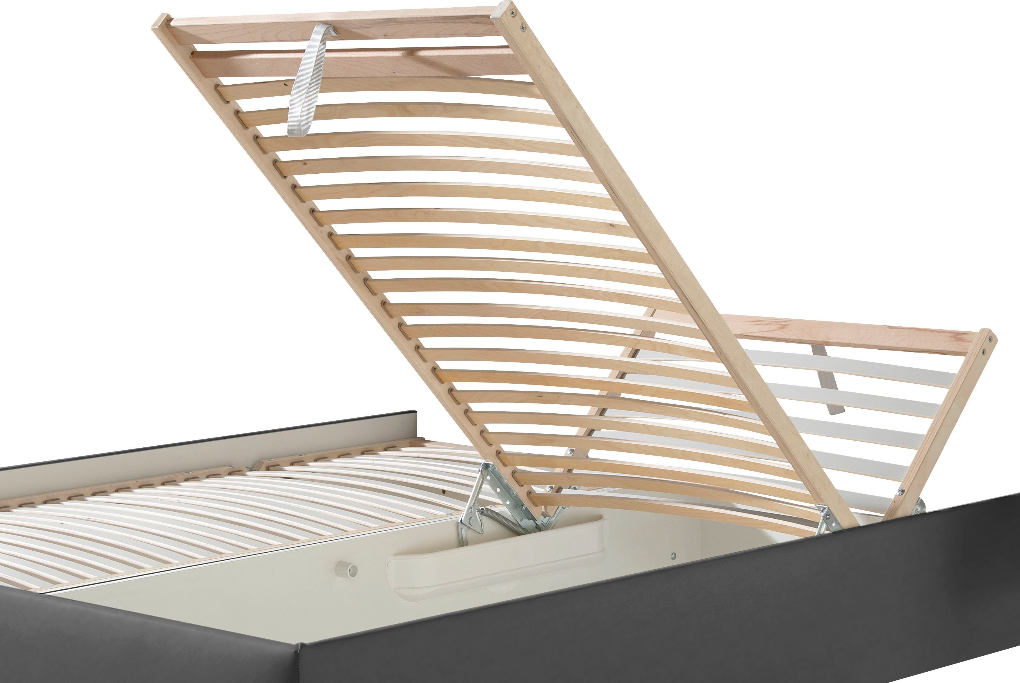 Maintal Gestoffeerd bed Mison met of zonder matras bonell-, koudschuim-, pocketveringskern matras