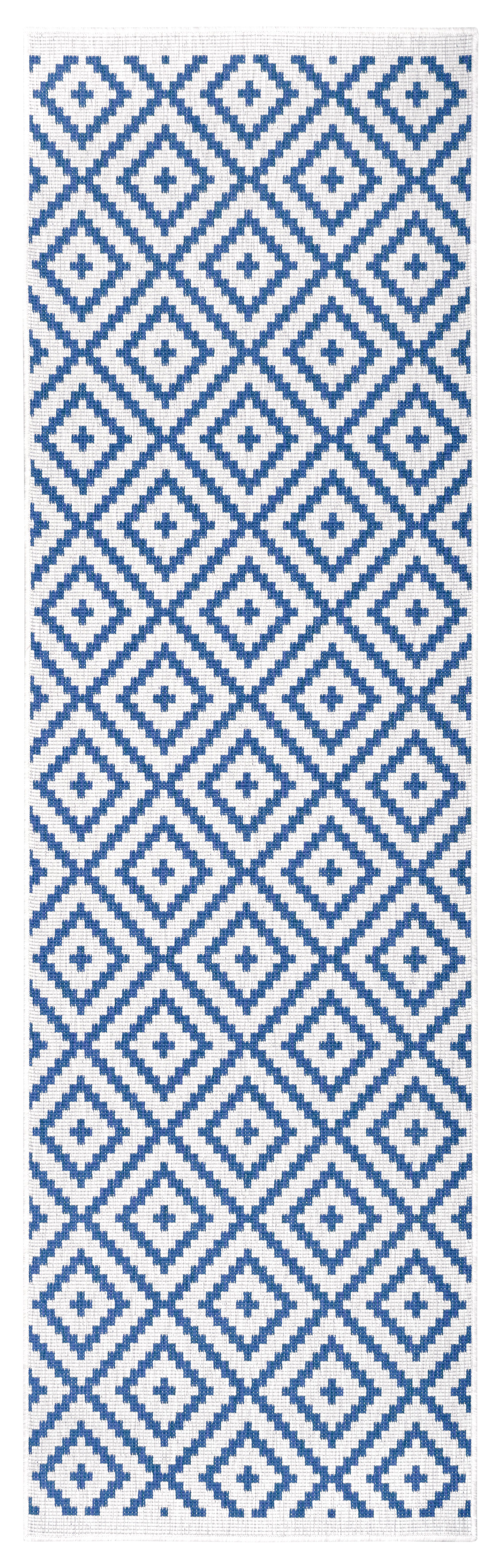 my home Loper Ronda tweezijdig te gebruiken kleed Sisal-look, platweefsel, in- en outdoor, geometrisch boho design