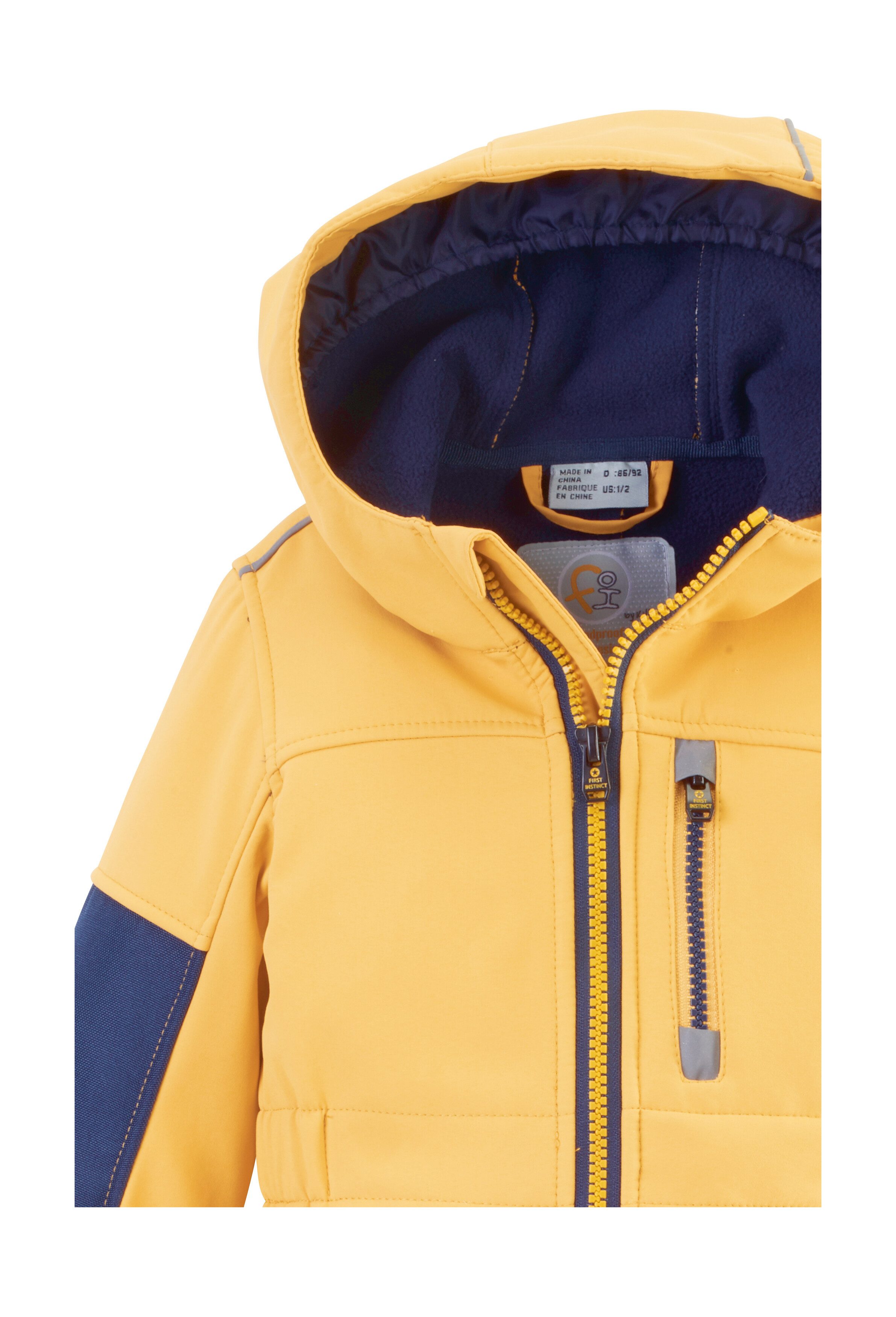 first instinct by killtec Jumpsuit FIOW 35 MNS ONPC Softshellpak met fleece binnenin, waterafstotend, winddicht