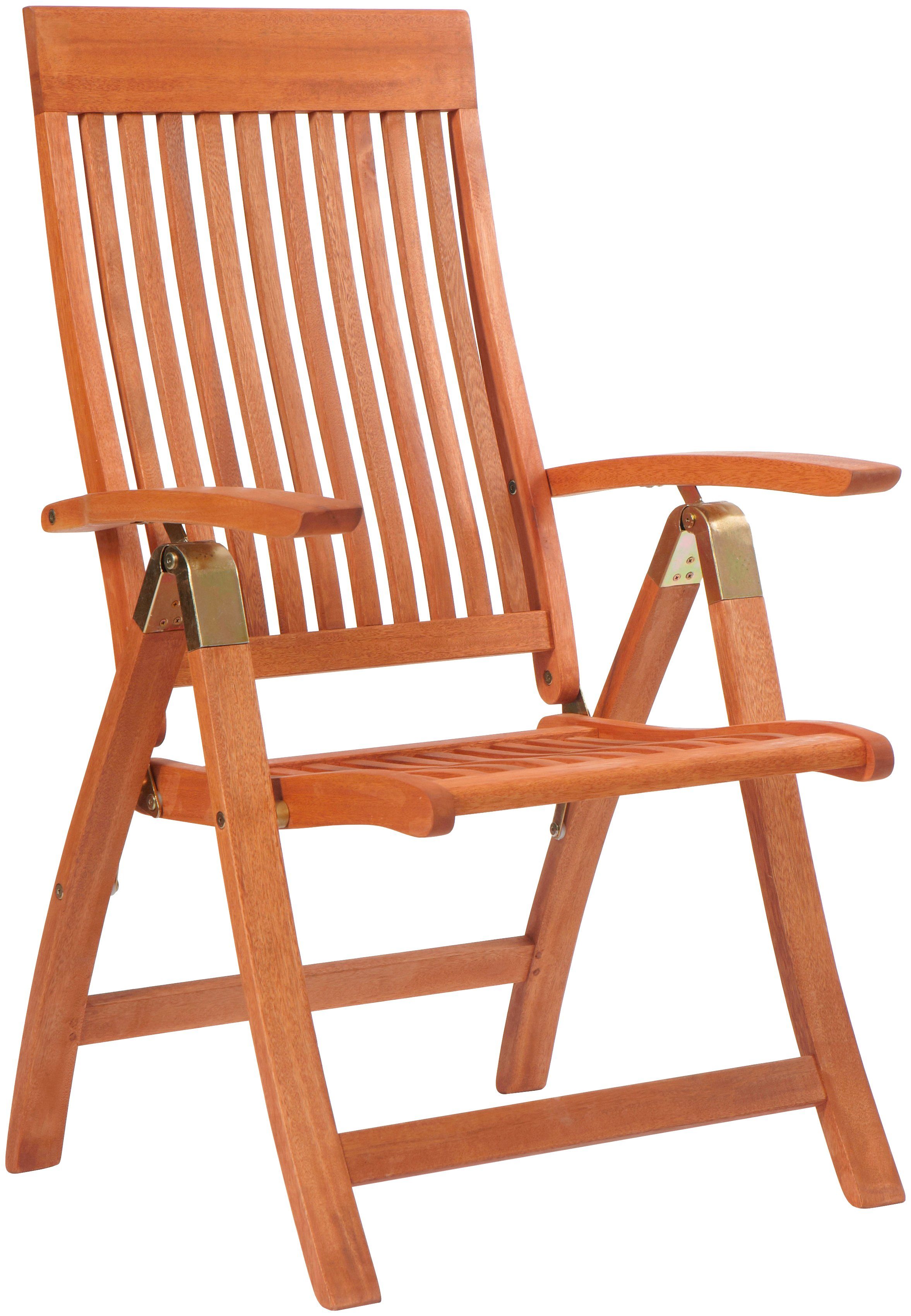 MERXX Tuinstoel Bordeaux, eucalyptushout (set, 2 stuks)