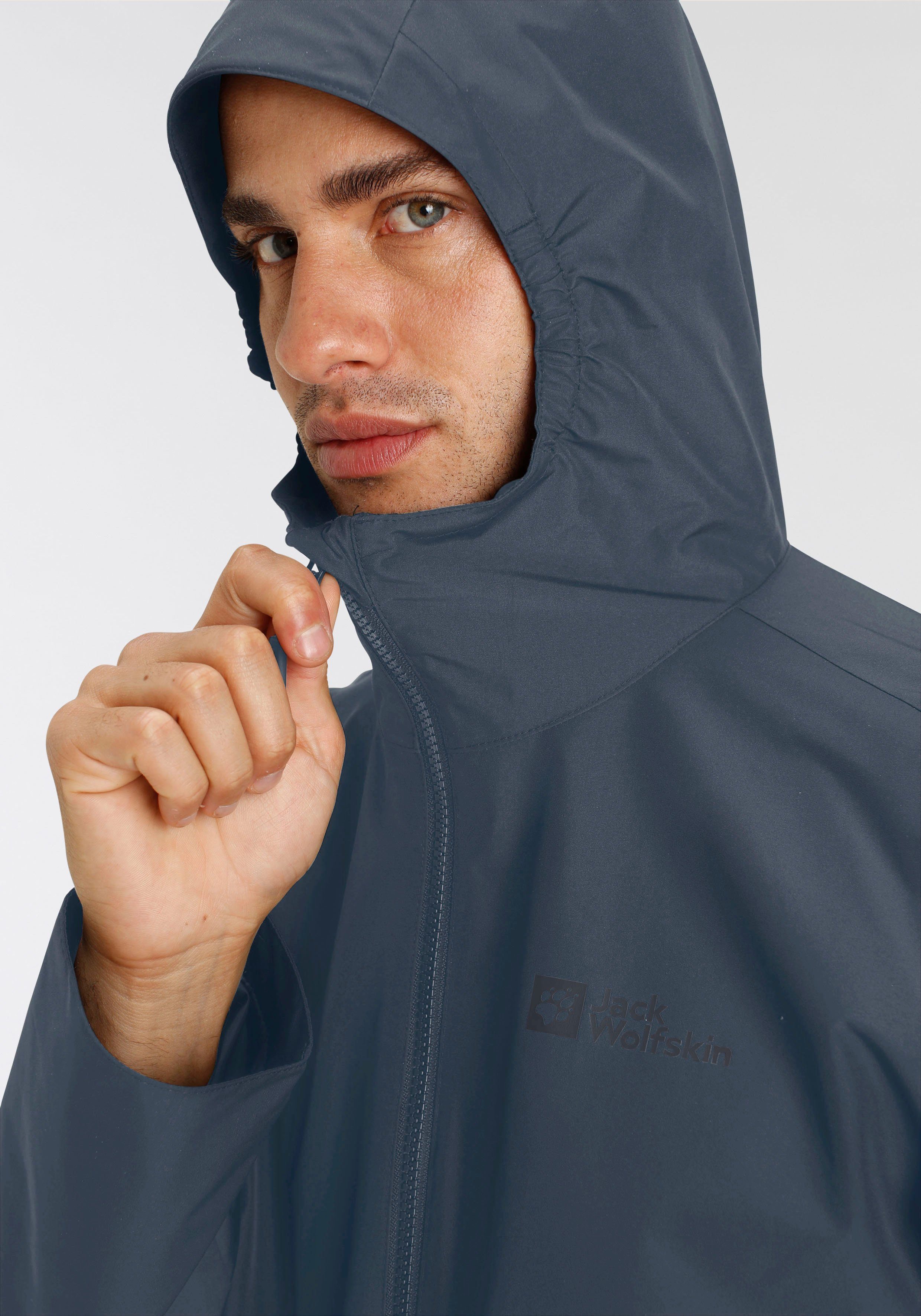 Jack Wolfskin Functioneel jack FARWOOD JKT M Waterafstotend & Ademend & Winddicht