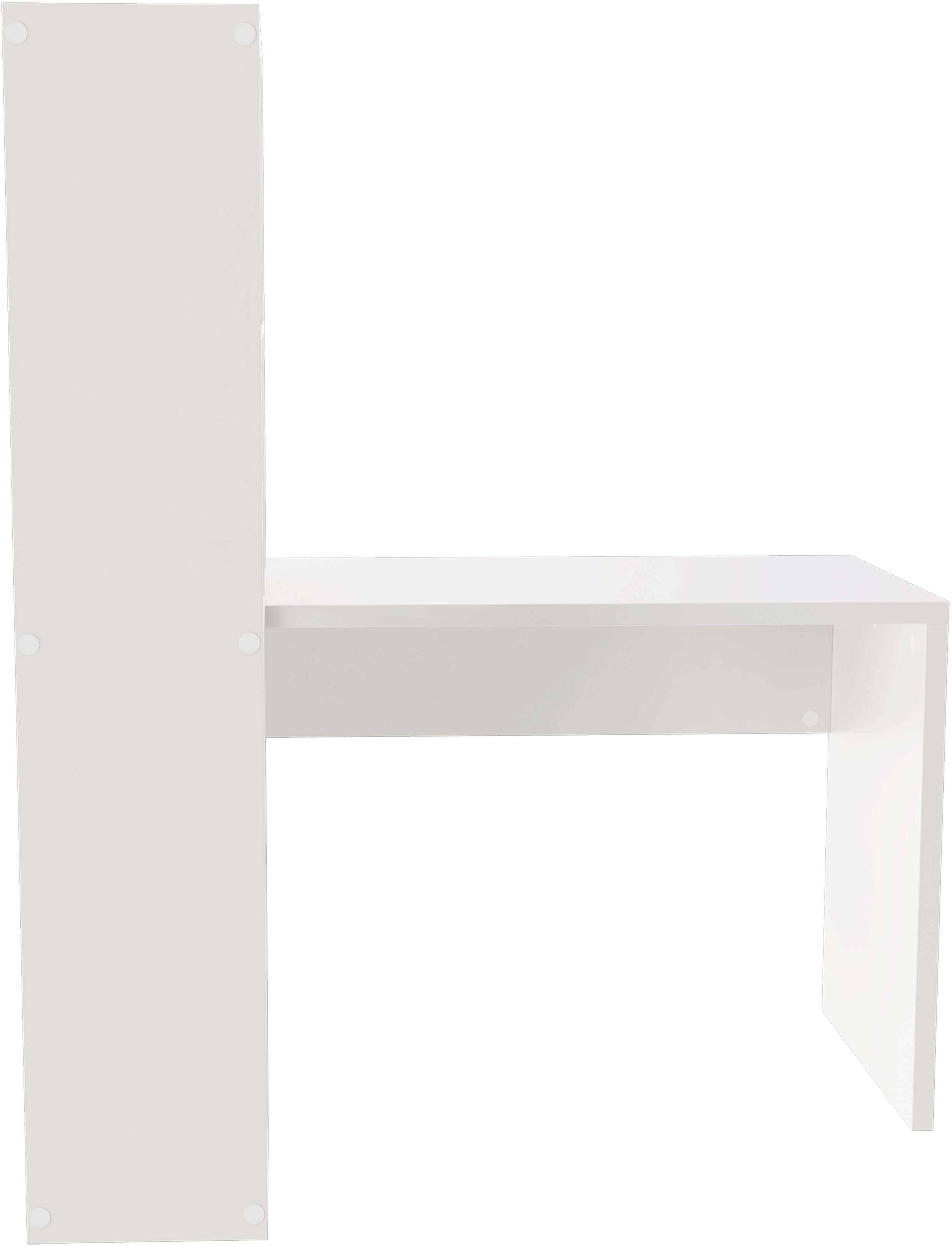 INOSIGN Bureau met kast Triest, Computertisch , rek-element flexibel te monteren, 6 vakken, tafelbreedte 120 cm