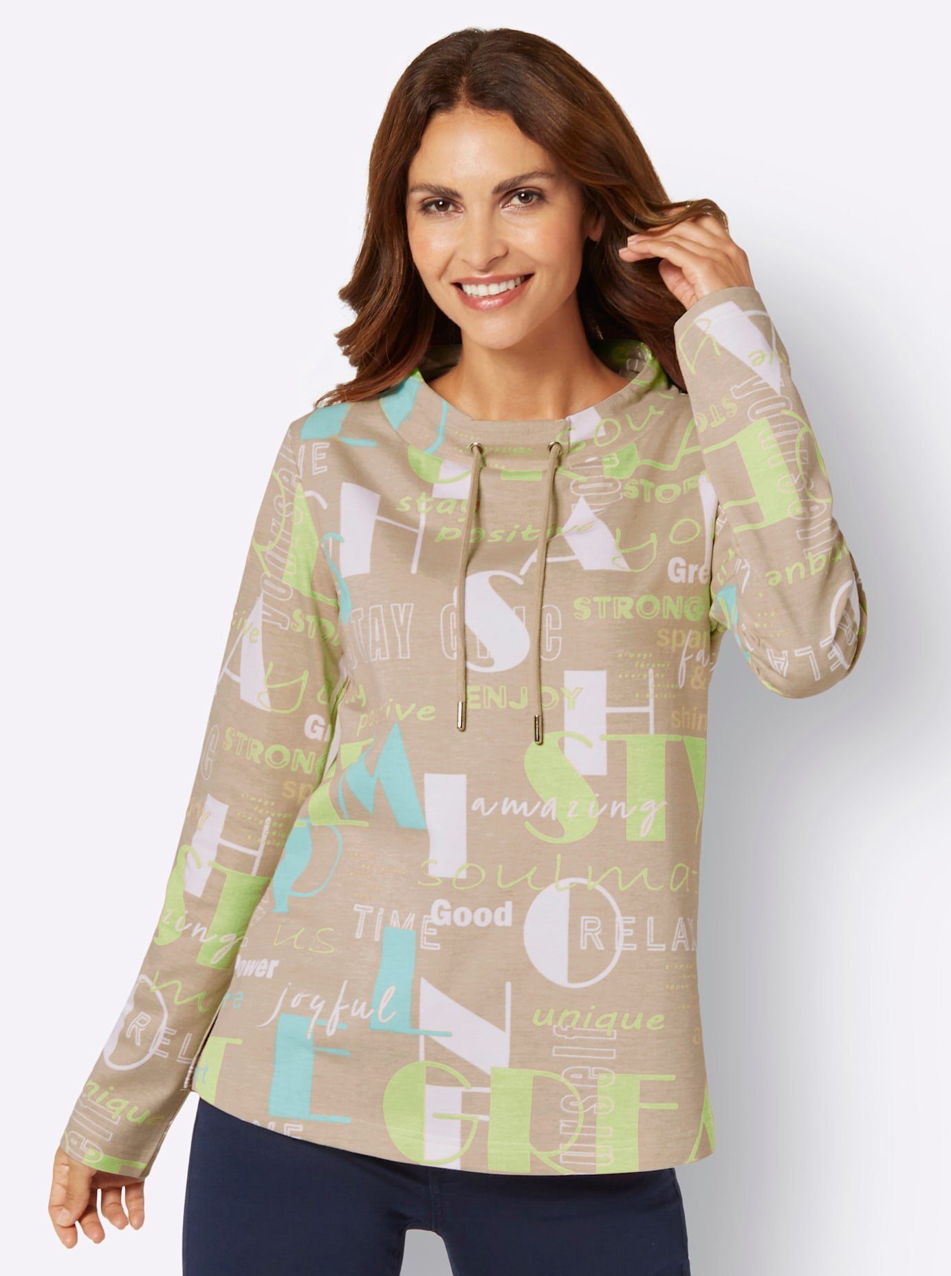 Classic Inspirationen Sweatshirt dames sweaters maat 50 blauw