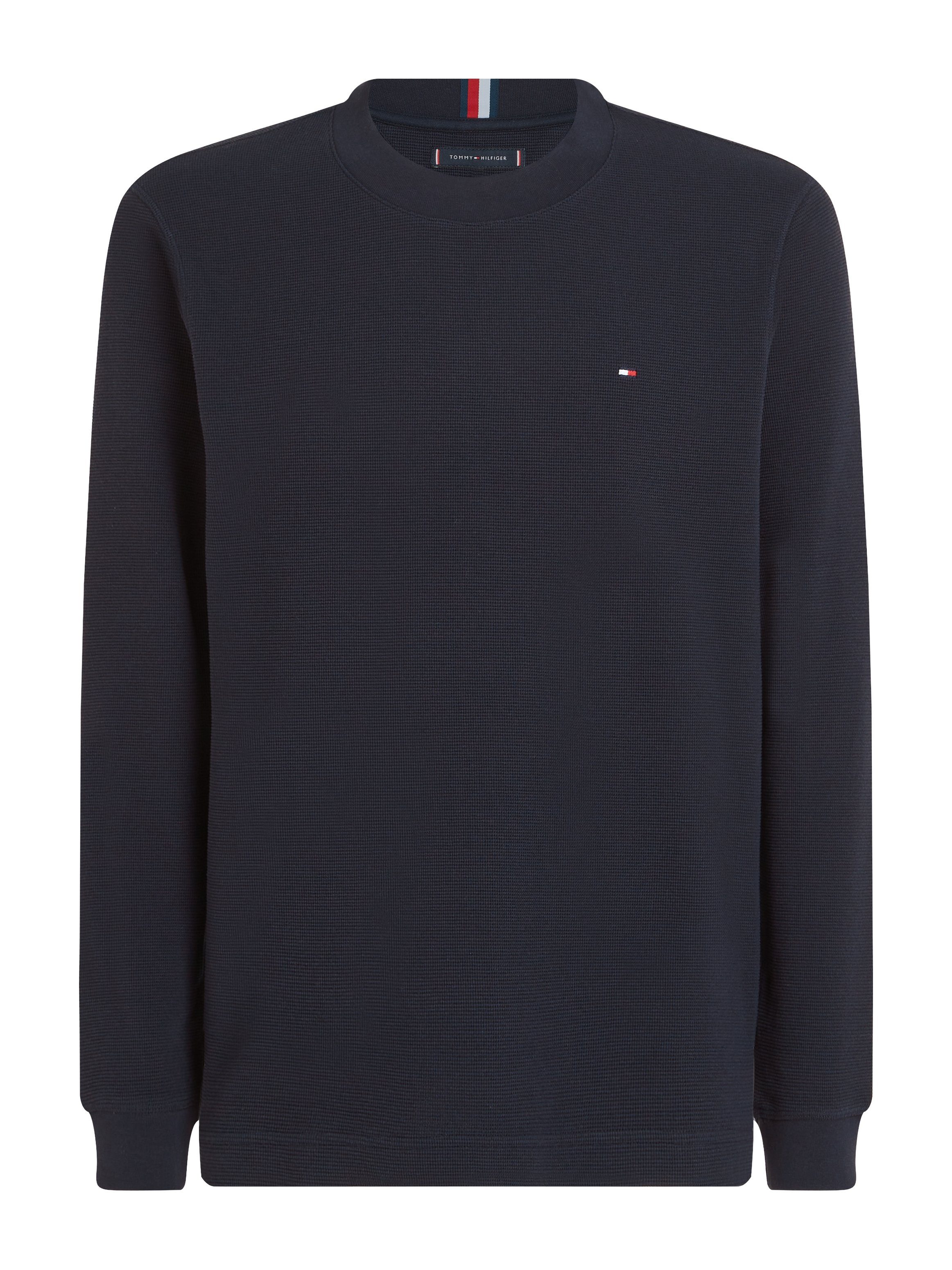 Tommy Hilfiger Trui met ronde hals TEXTURED LS TEE