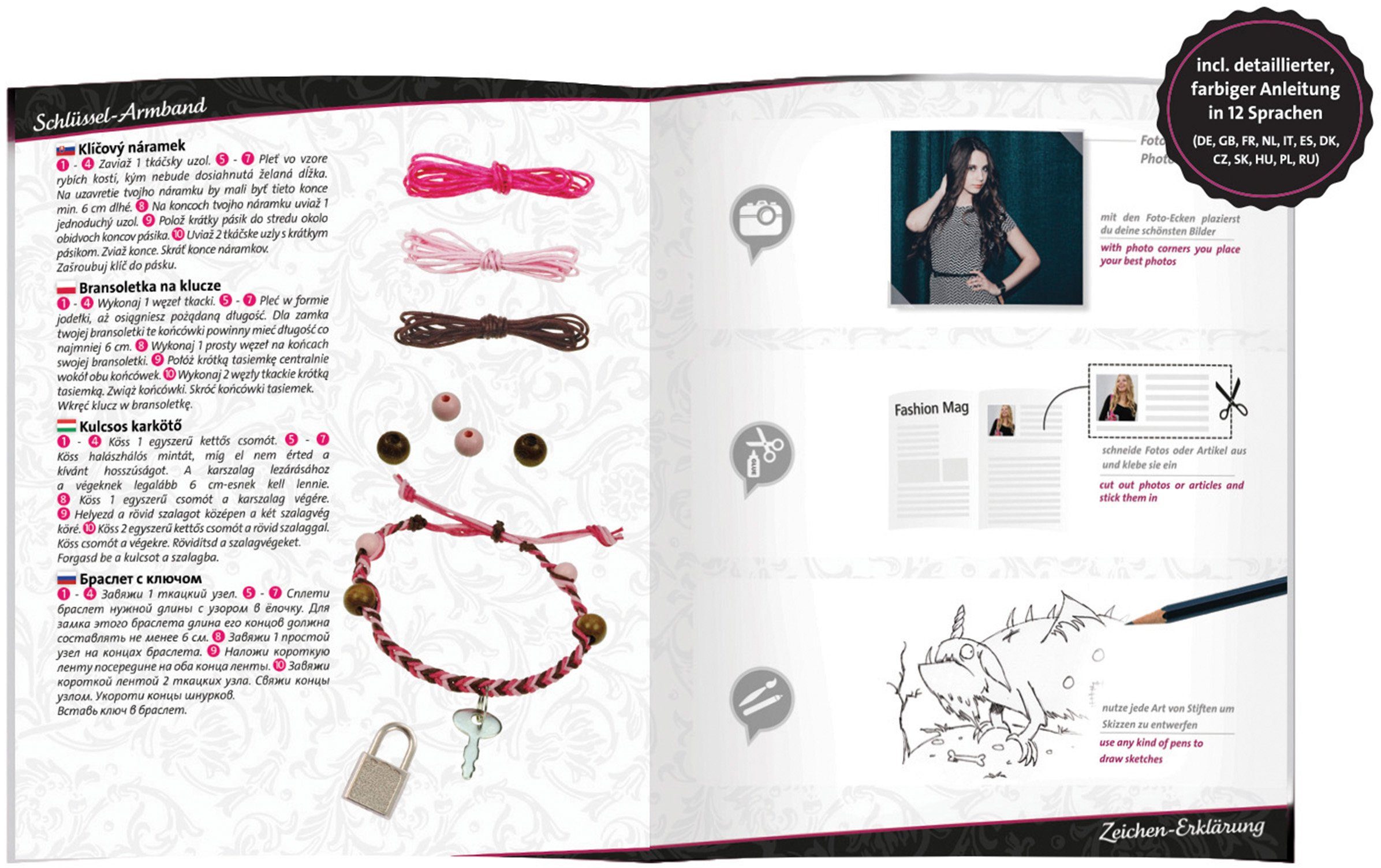 Lena® Knutselset Scrapbook, groot