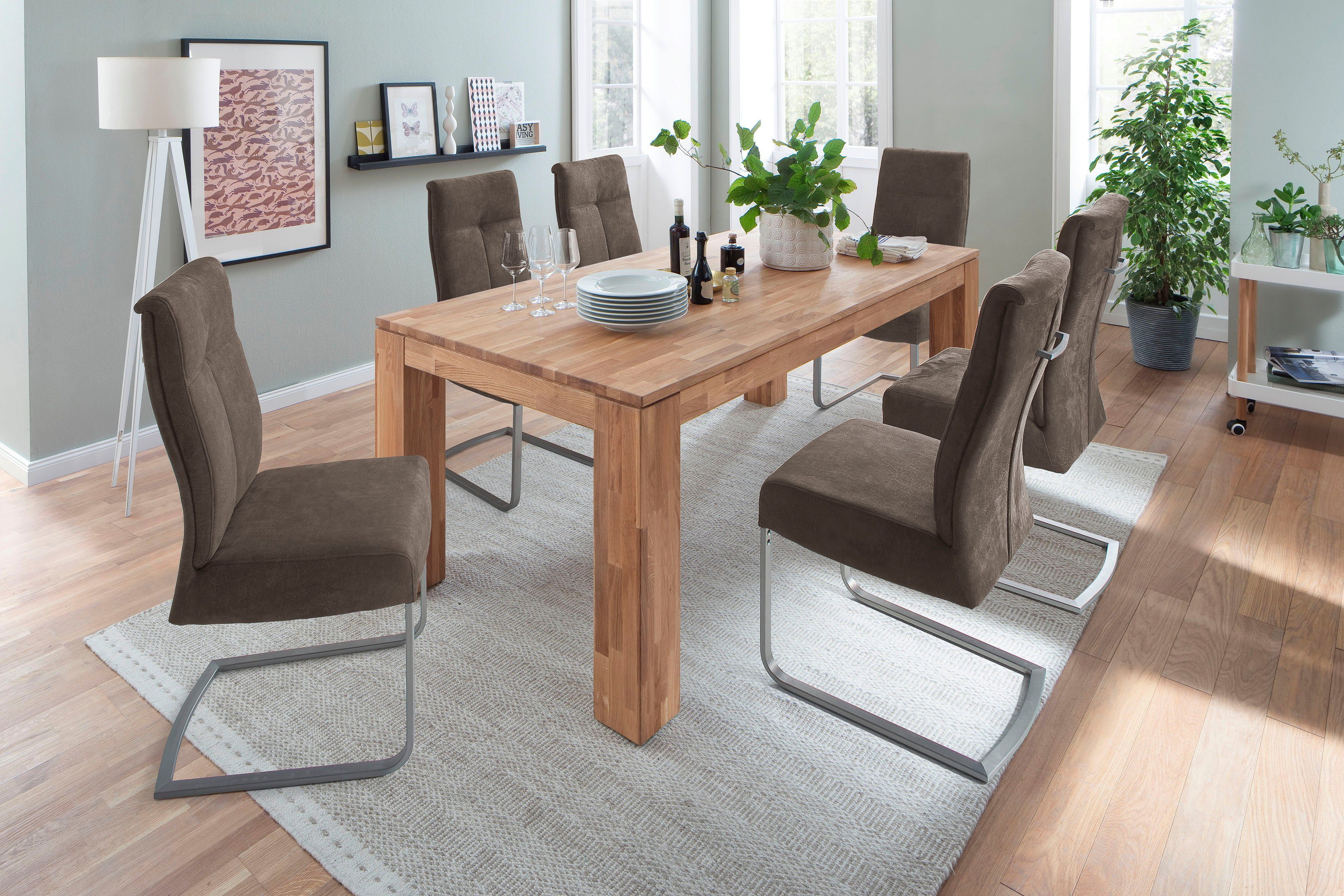 MCA furniture Vrijdragende stoel Talena Stoel belastbaar tot 120 kg (2 stuks)