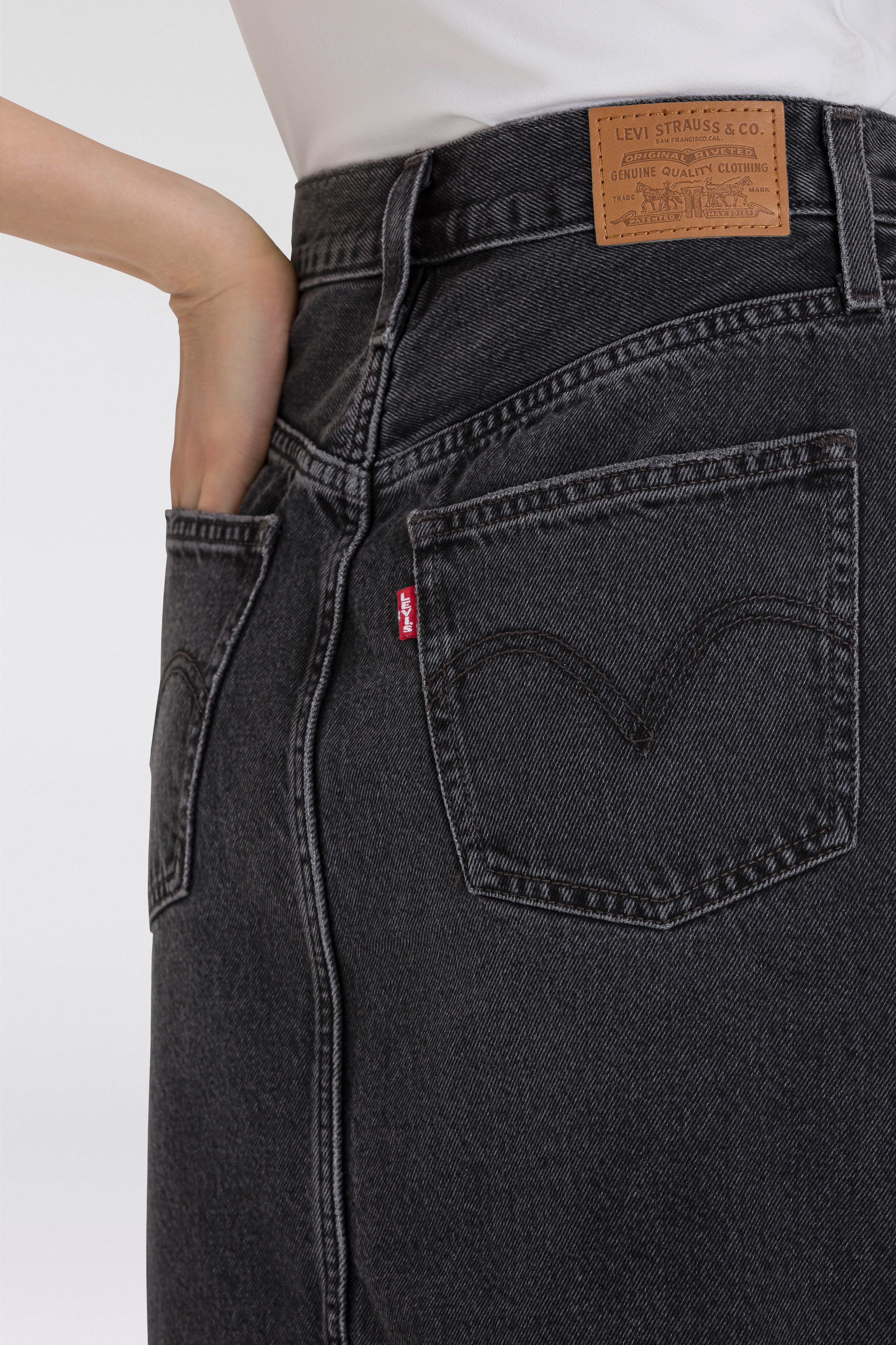 Levi's® Jeans rok HR BACK SLIT SKIR