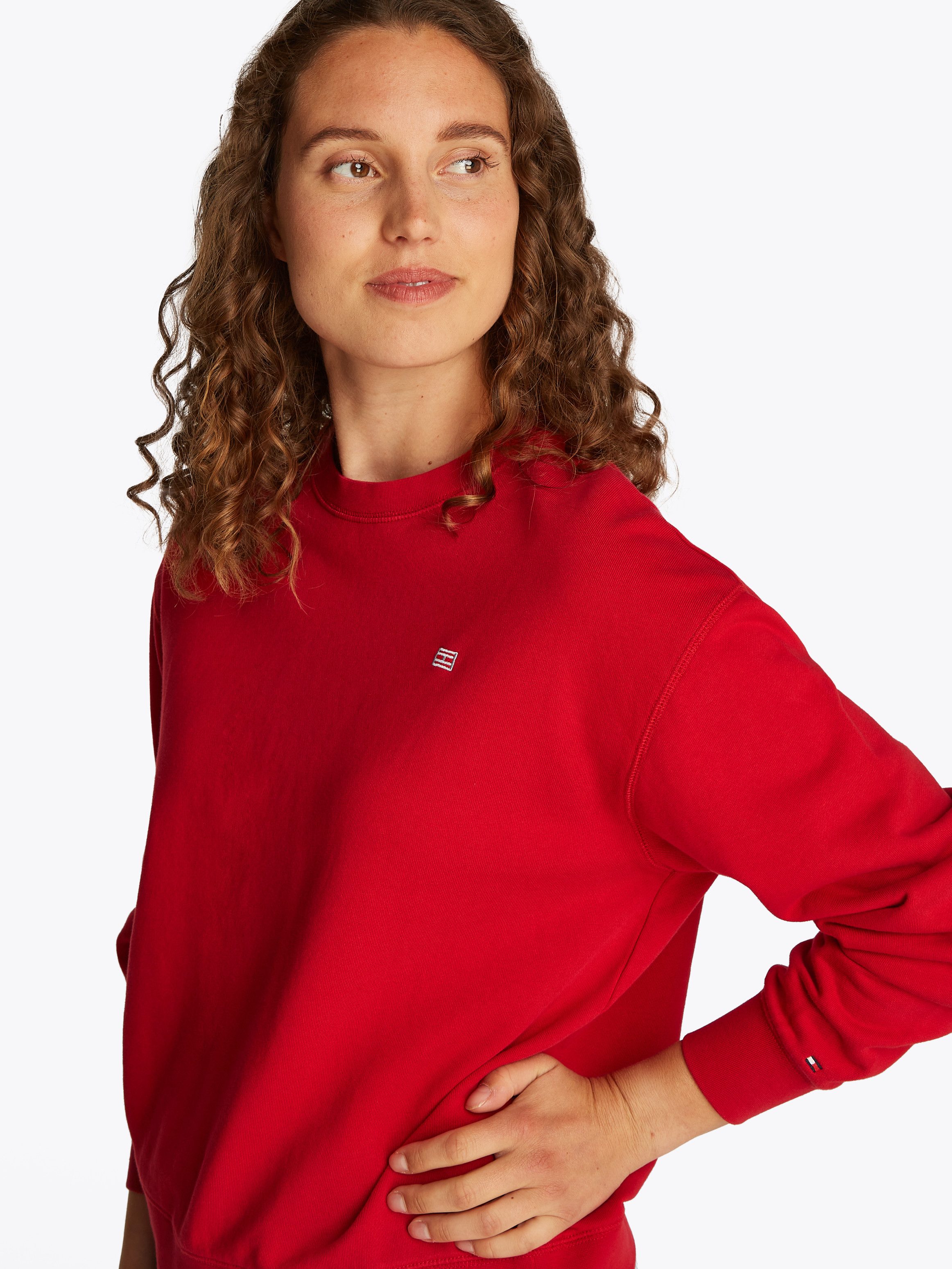 Tommy Hilfiger Sweatshirt REG CONTRAST FLAG SWEATSHIRT