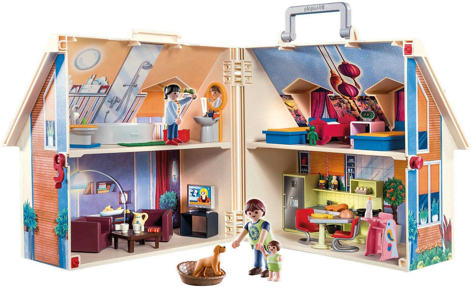 Playmobil® Constructie-speelset Meeneem poppenhuis (70985), Dollhouse (64-delig)