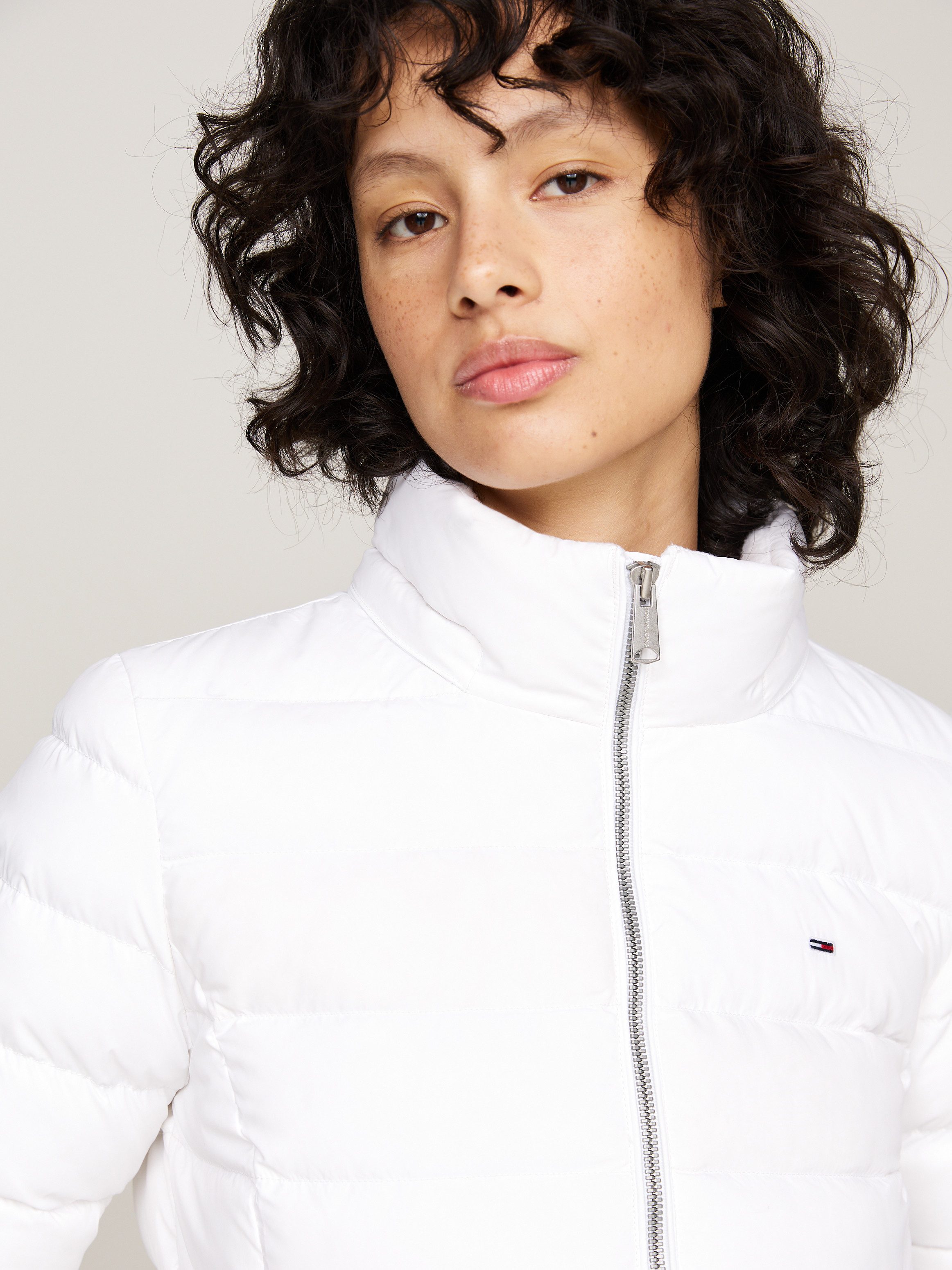 TOMMY JEANS Gewatteerde jas TJW ESSENTIAL HOODED DOWN COAT