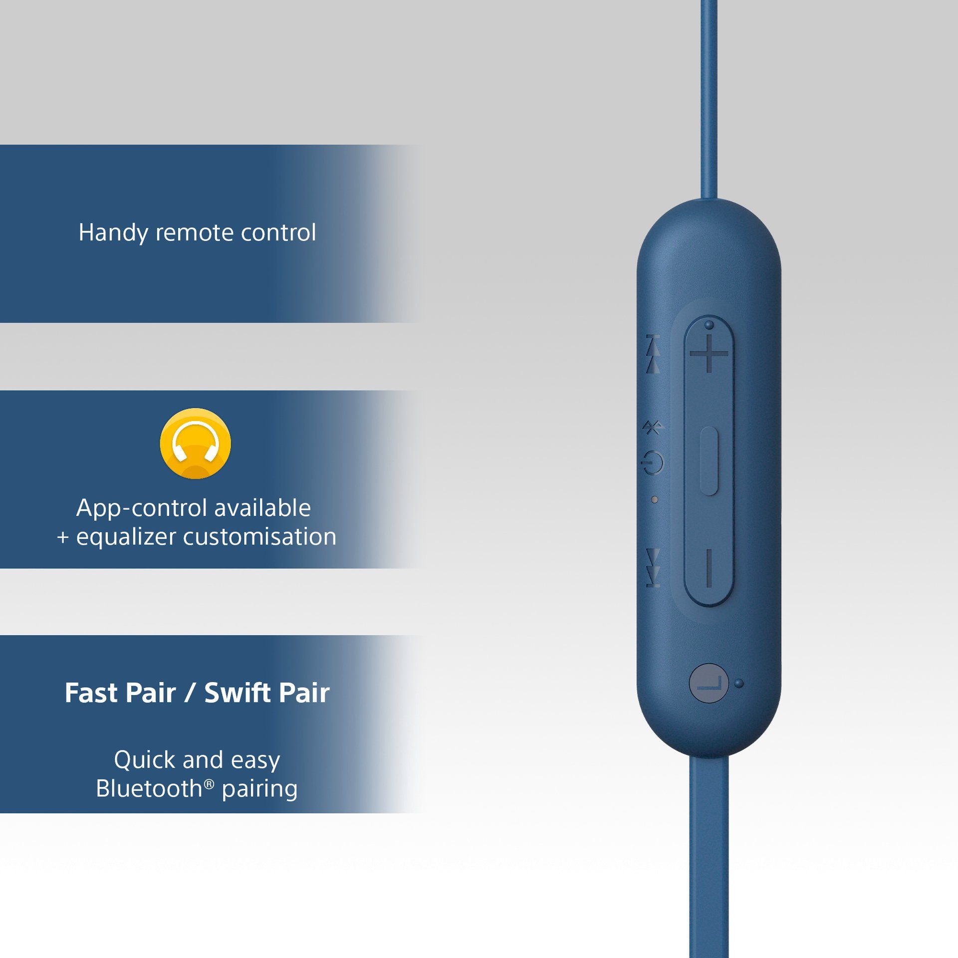 Sony In-ear-oordopjes In-ear-hoofdtelefoon WI-C100