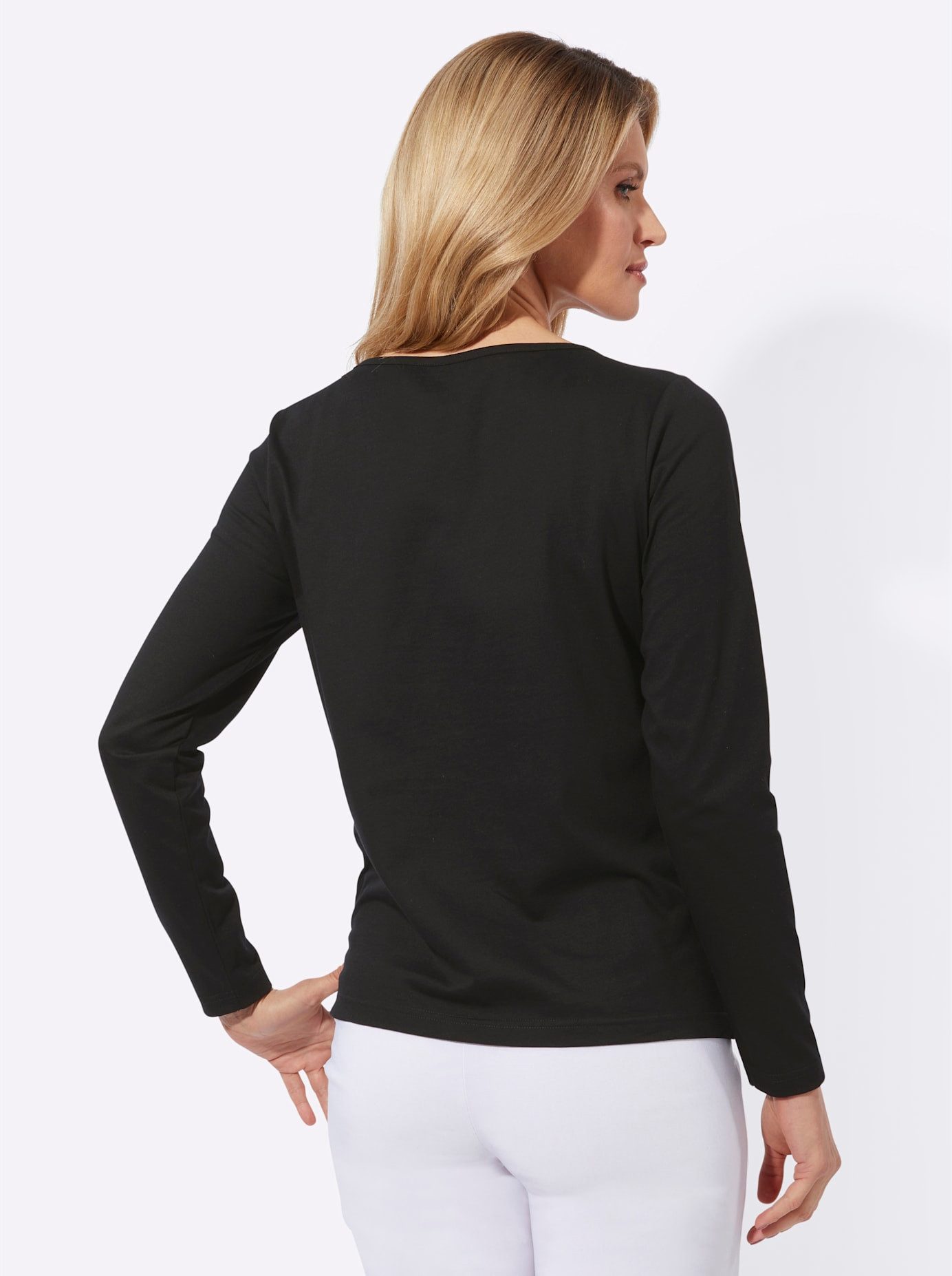 Classic Basics Shirt met lange mouwen Shirt (1-delig)