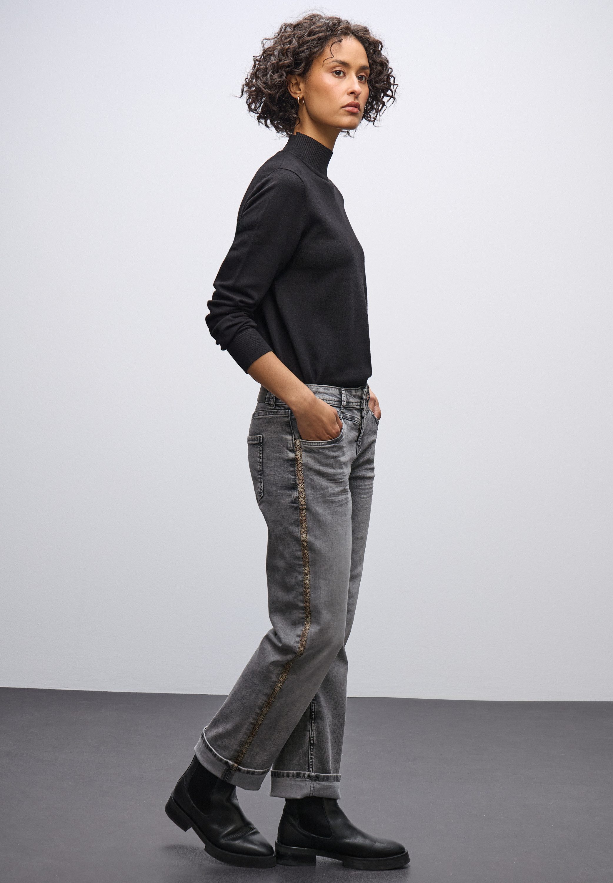 STREET ONE Straight jeans in five-pocketsstijl