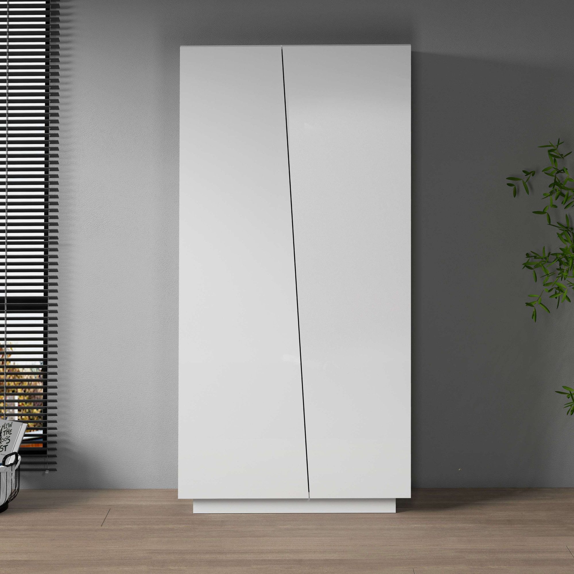 INOSIGN Archiefkast Vega, Multifunctionele kast, Bureaukast, met 2 deuren & verstelbare legplanken, hoogte 86 of 166 cm, made in italy