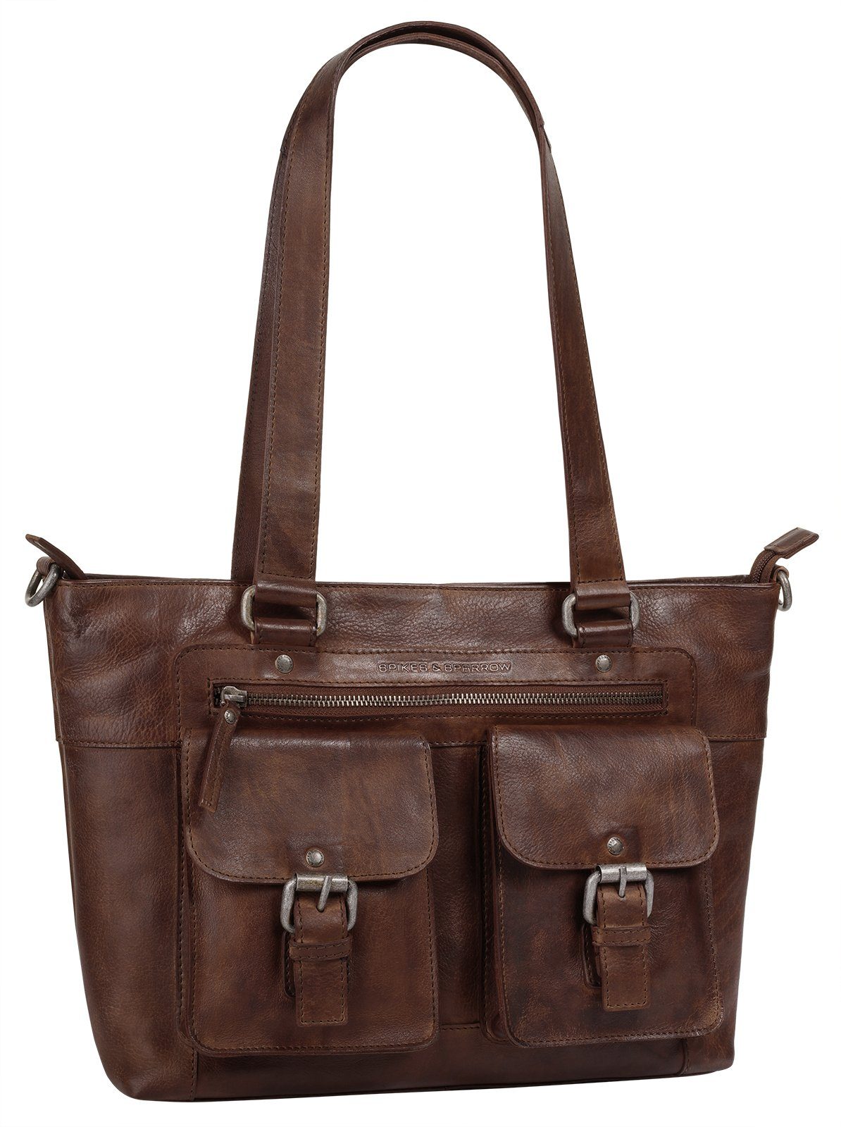 Spikes & Sparrow Shopper echt leder