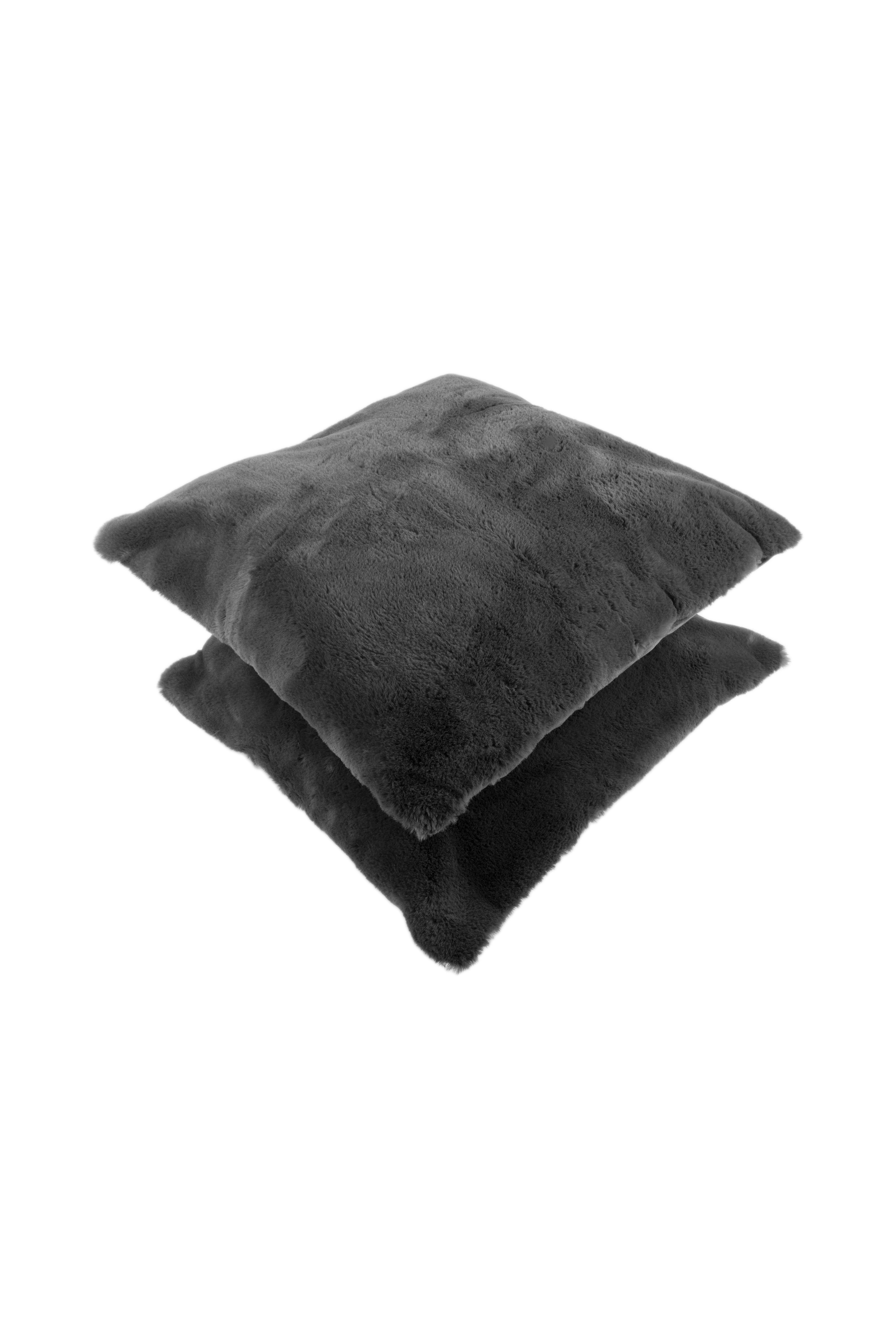 Kenda Sand Vachtkussen Decoratiekussens Aimee 625 2-pack Kussen inclusief vulling met pluizige stofhoes (1 stuk)