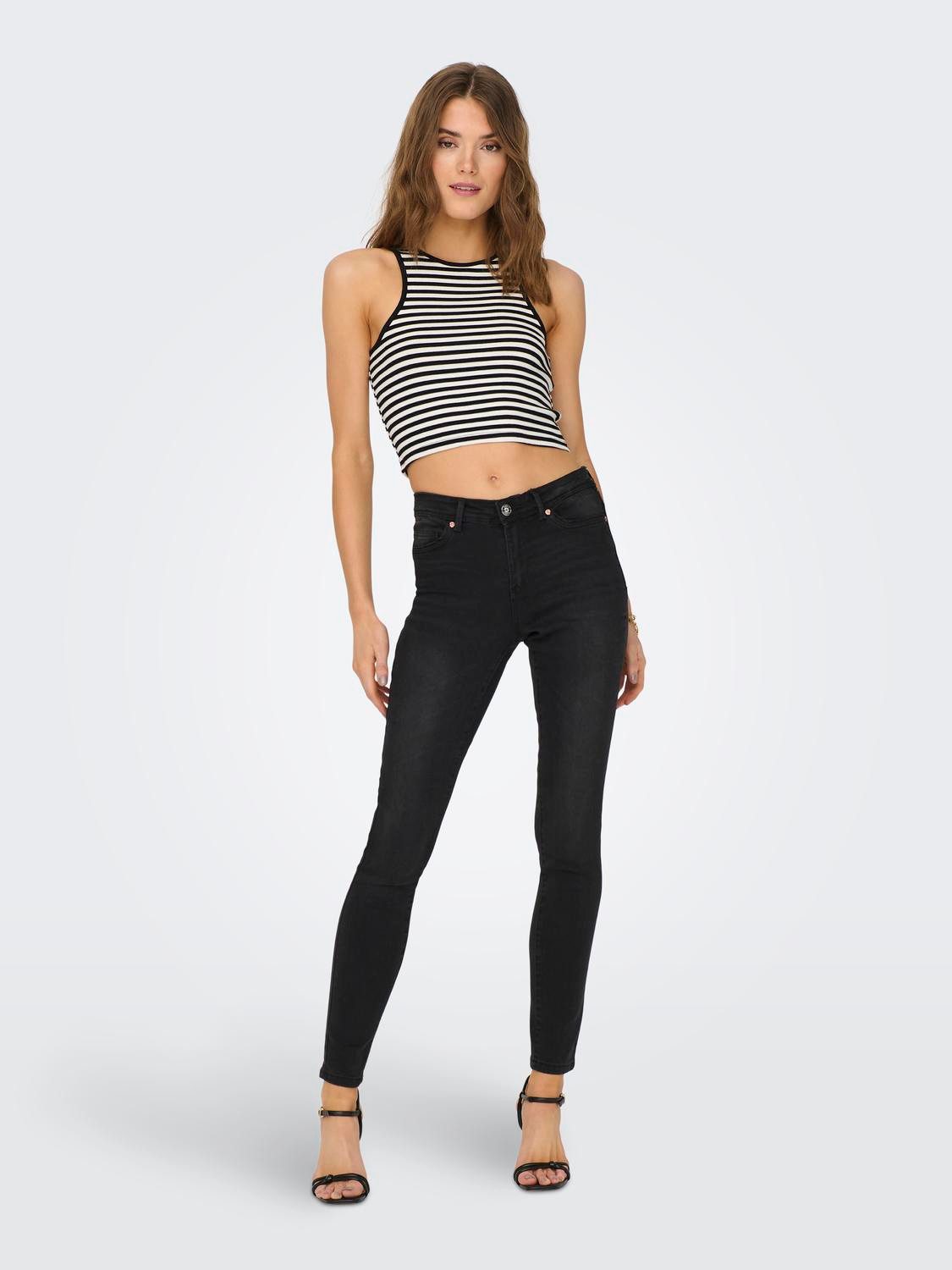 Only Tanktop ONLBELIA S L CROP TOP BOX JRS